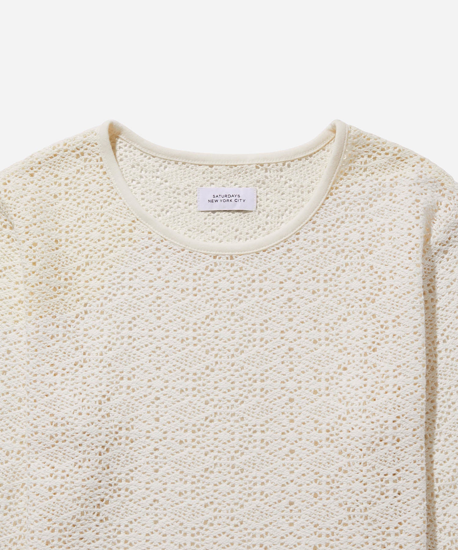 Peii Cotton Mesh L/S Top