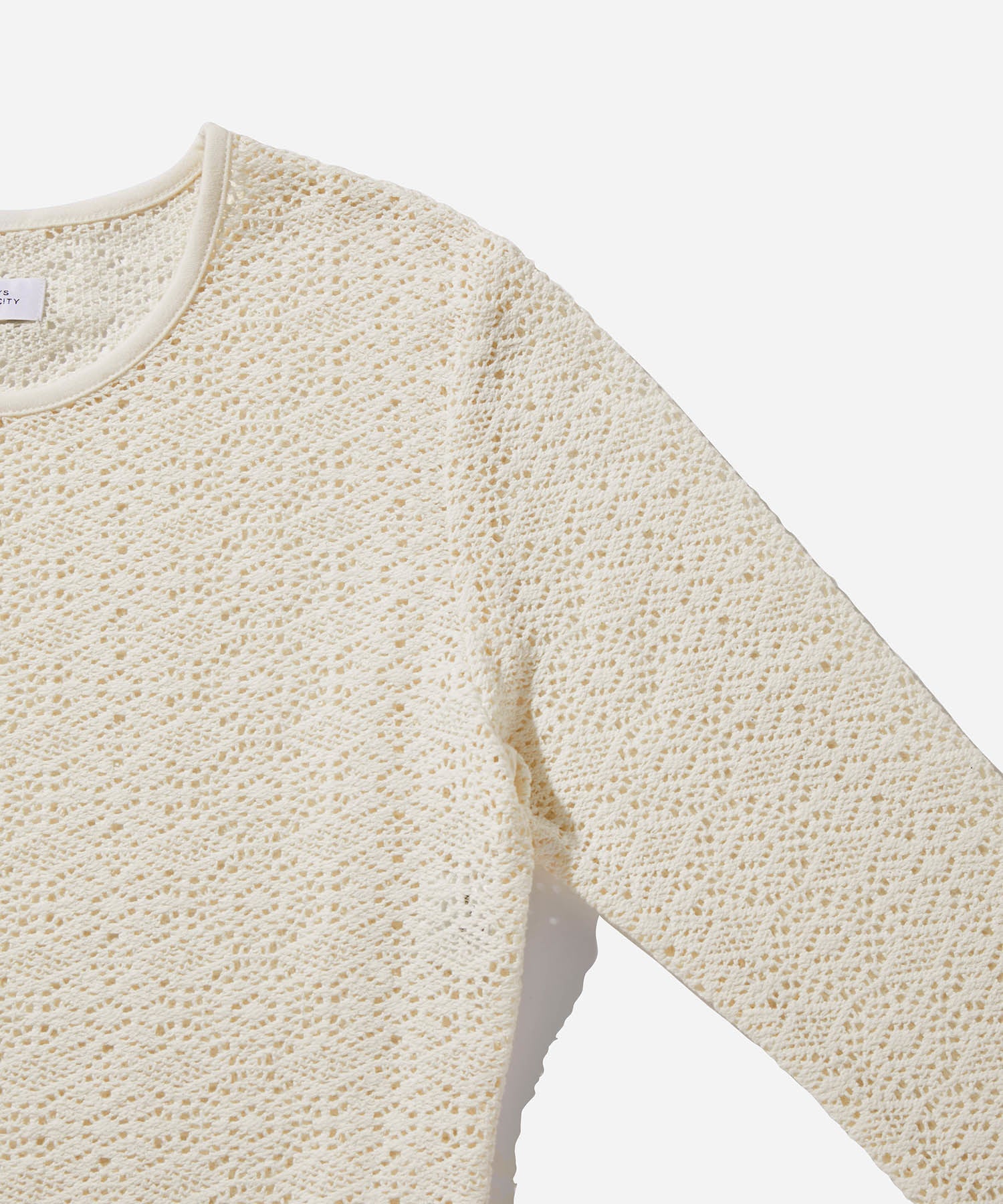 Peii Cotton Mesh L/S Top