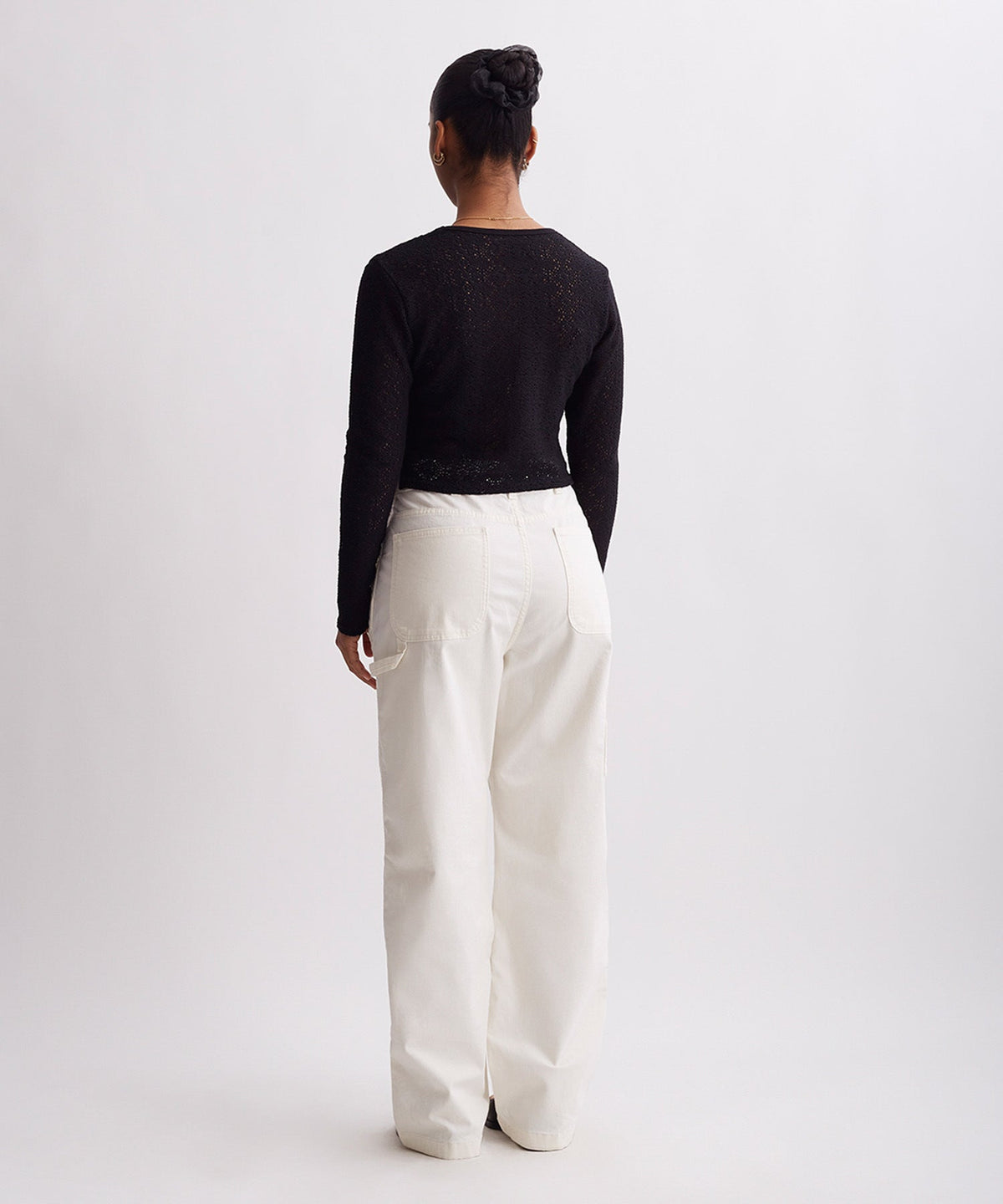 Peii Cotton Mesh L/S Top