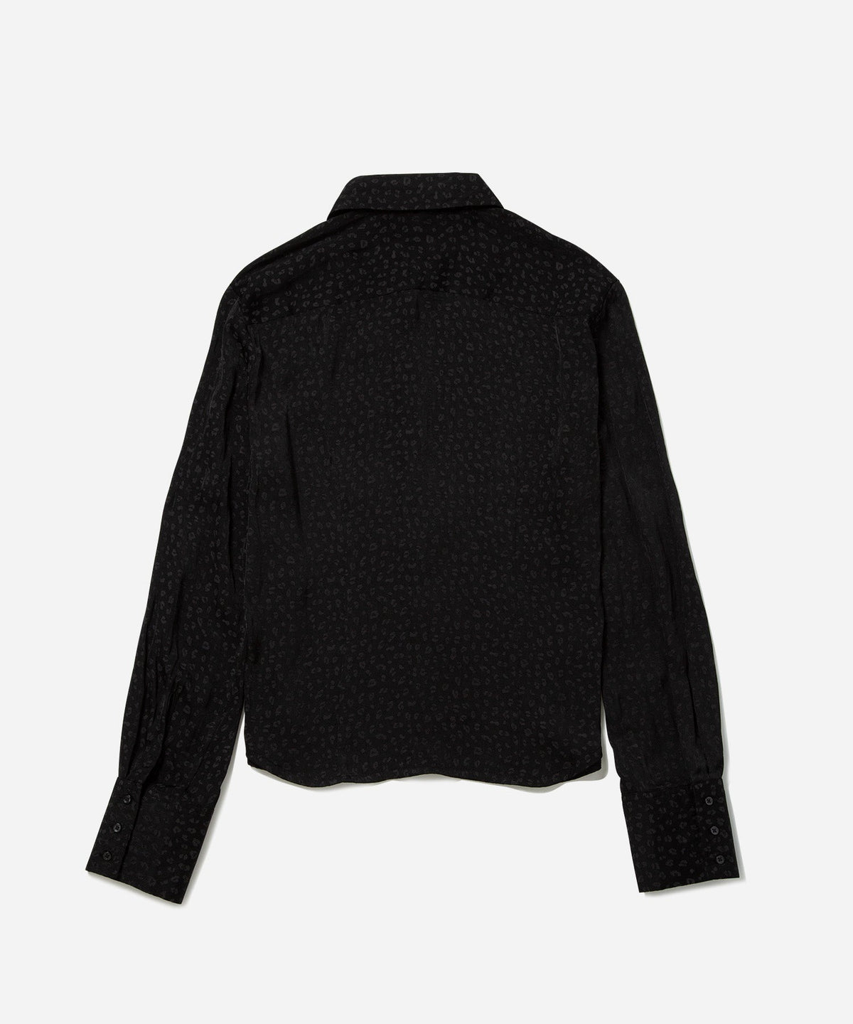 Shay Leopard Jacquard Long Sleeve Shirt