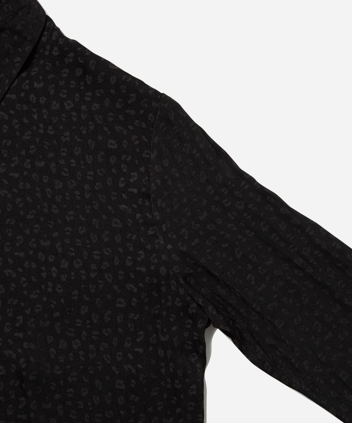 Shay Leopard Jacquard Long Sleeve Shirt