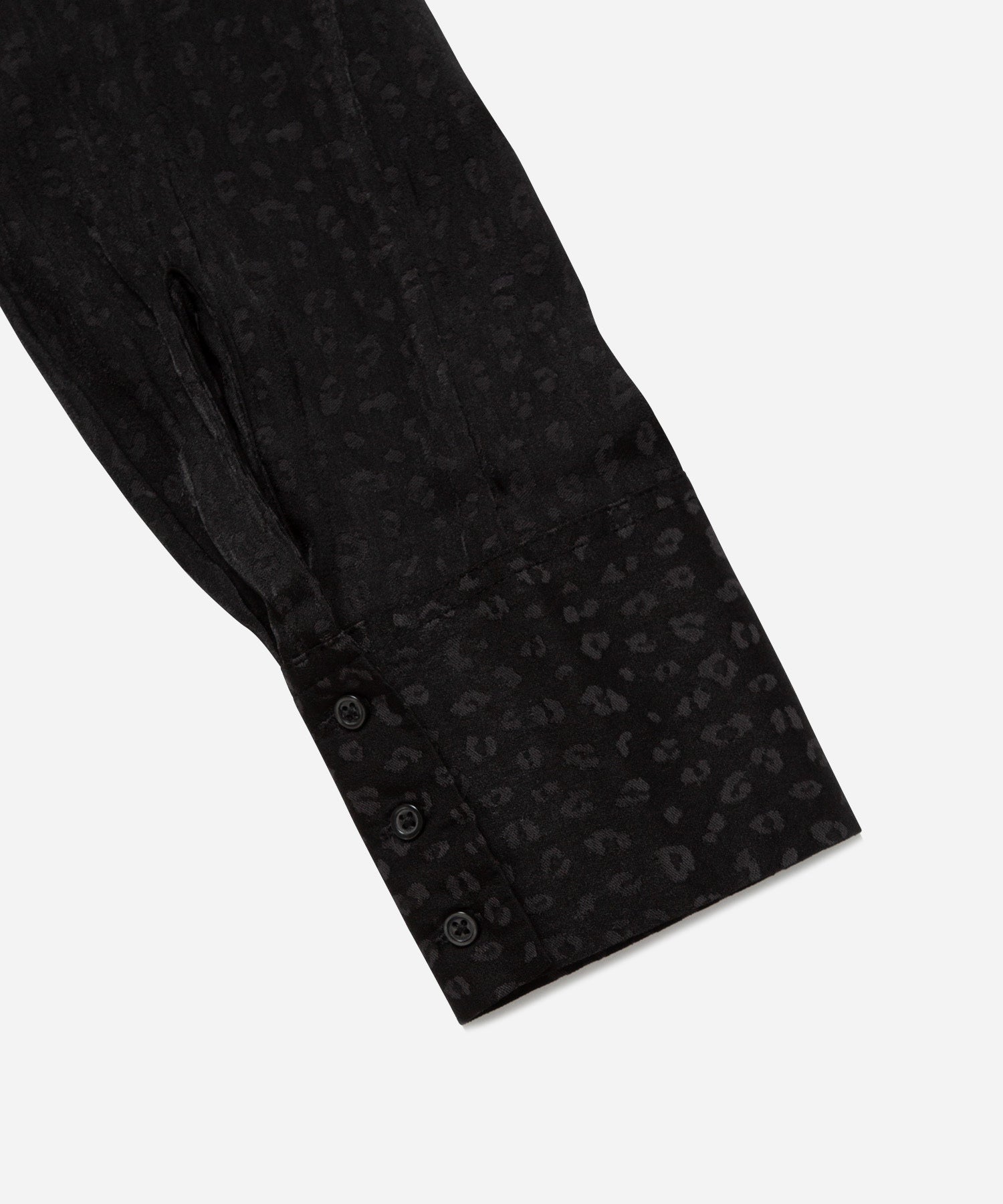Shay Leopard Jacquard Long Sleeve Shirt
