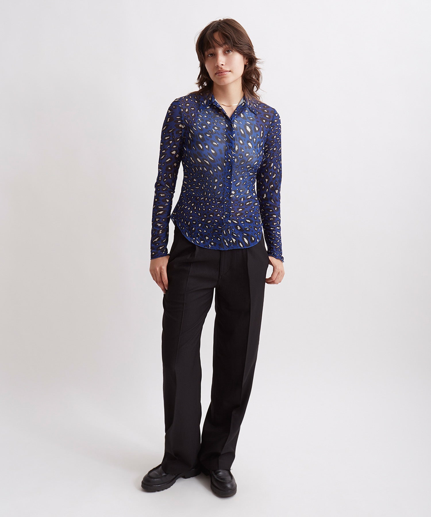 Gabriella Sound Leopard Long Sleeve Shirt