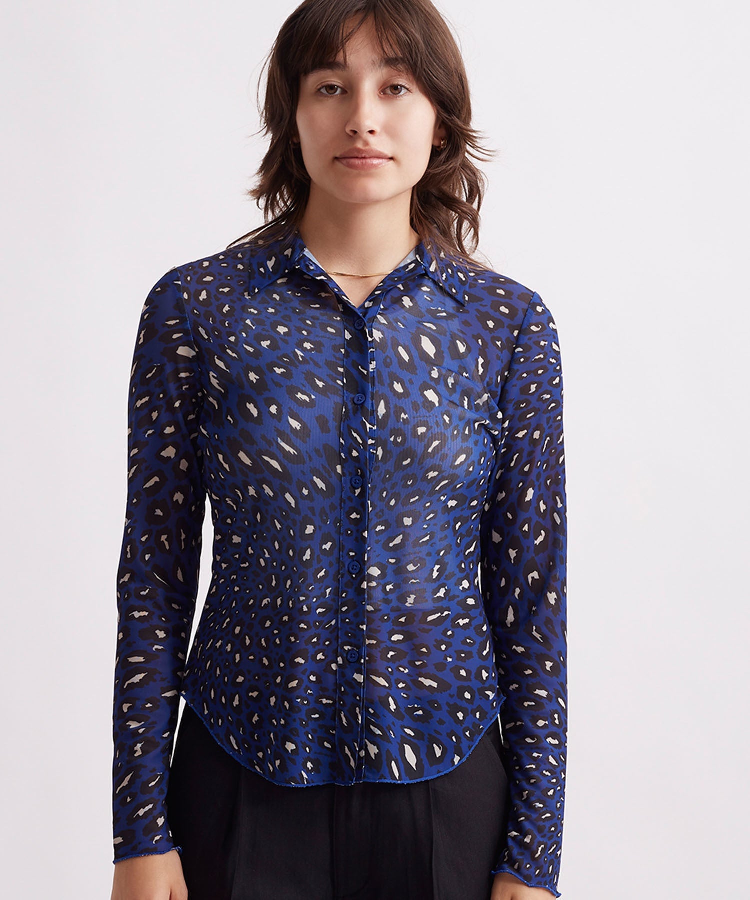 Gabriella Sound Leopard Long Sleeve Shirt