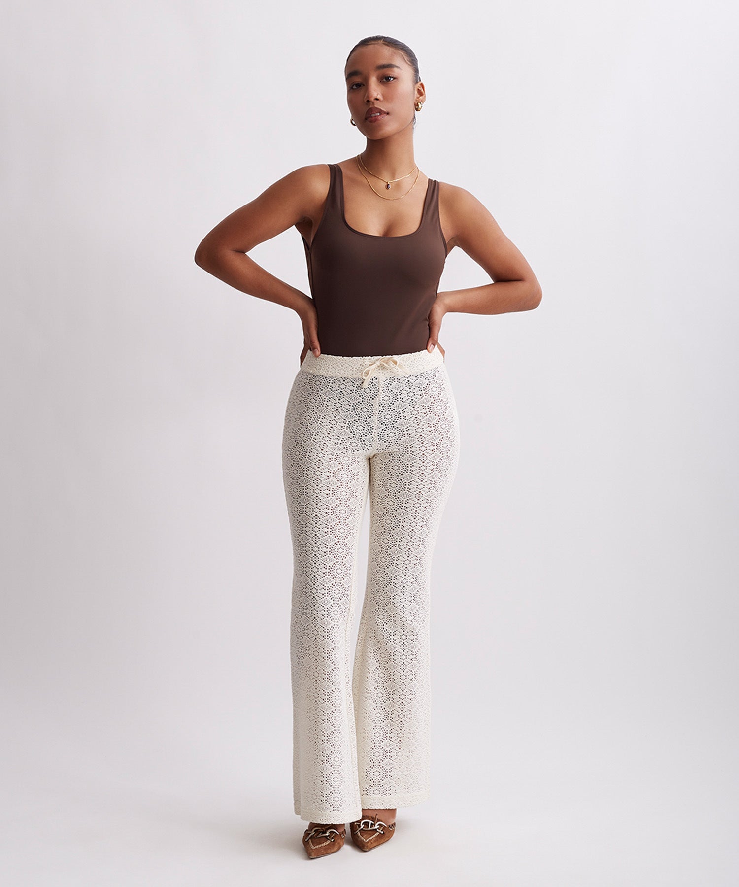 Rijka Cotton Mesh Pant