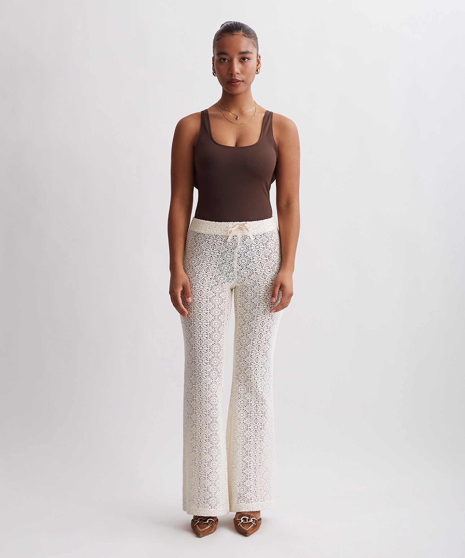 Rijka Cotton Mesh Pant