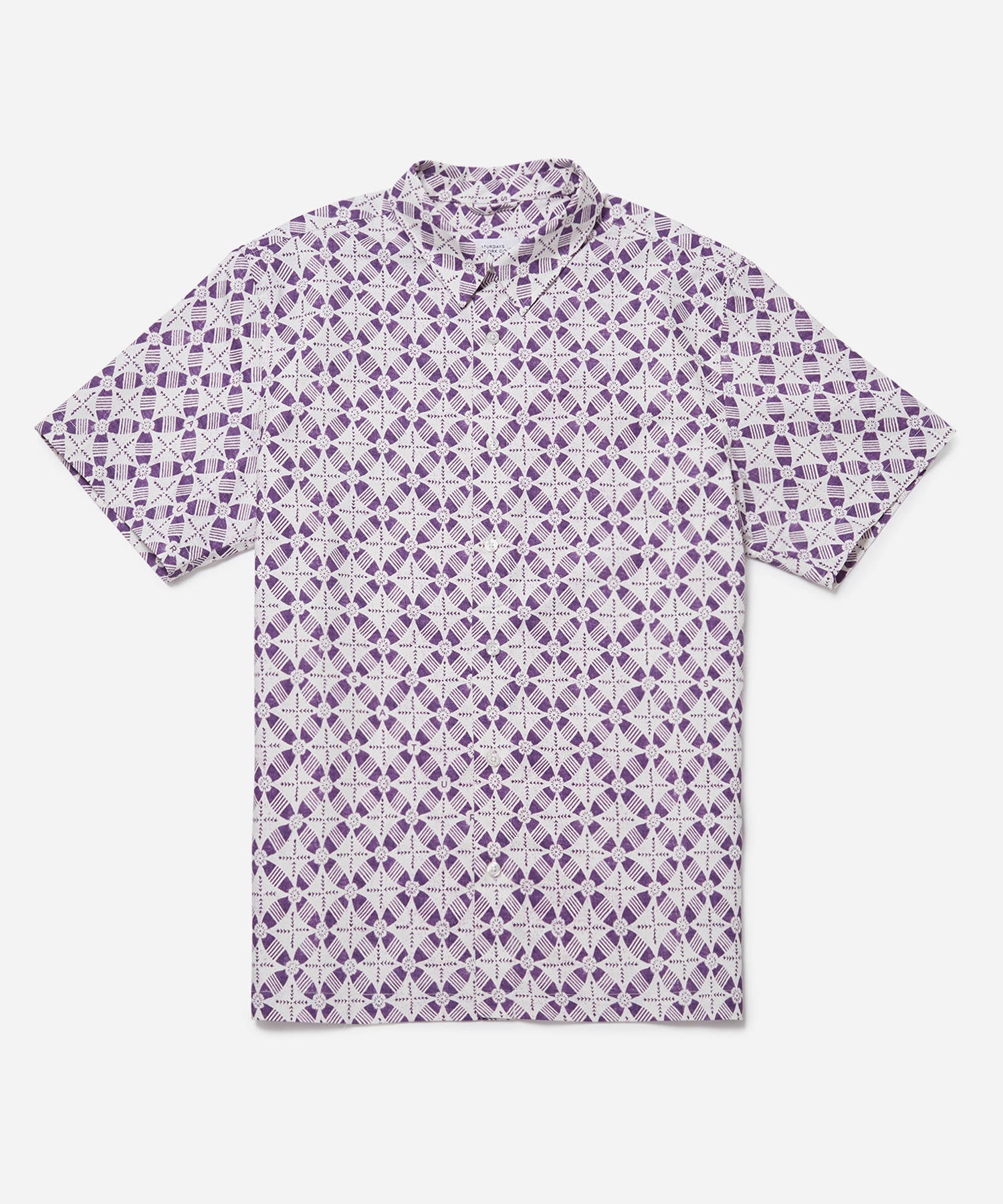 Bruce Block Print Ss Shirt