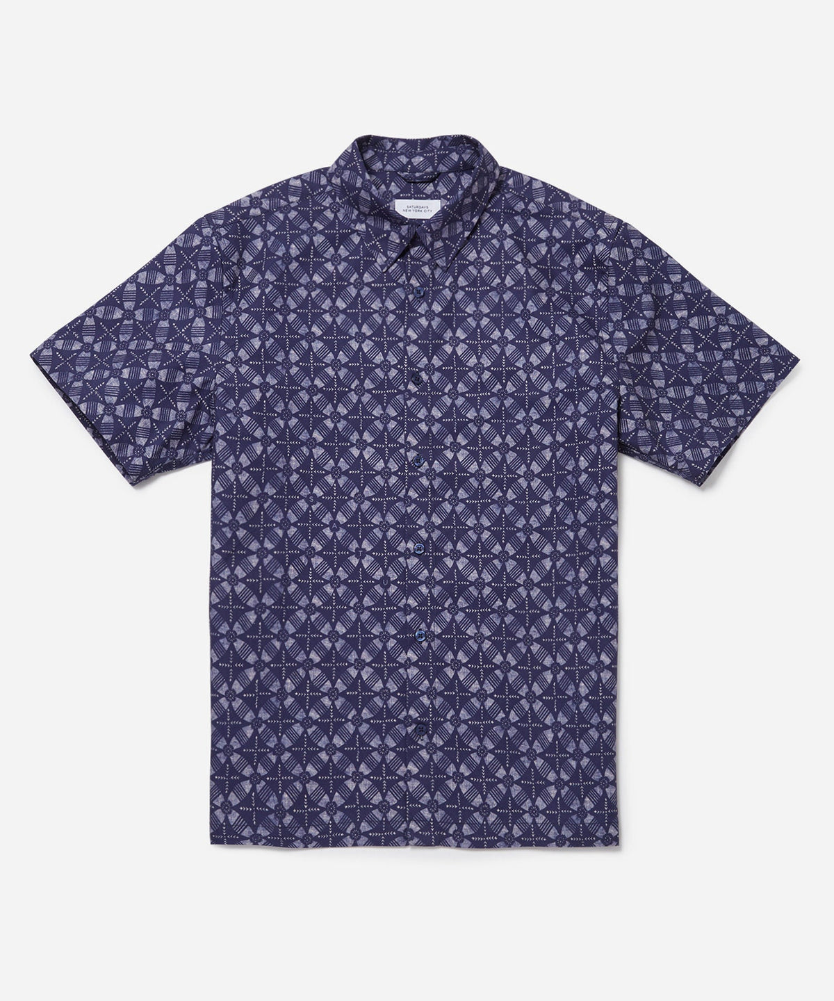 Bruce Block Print Ss Shirt