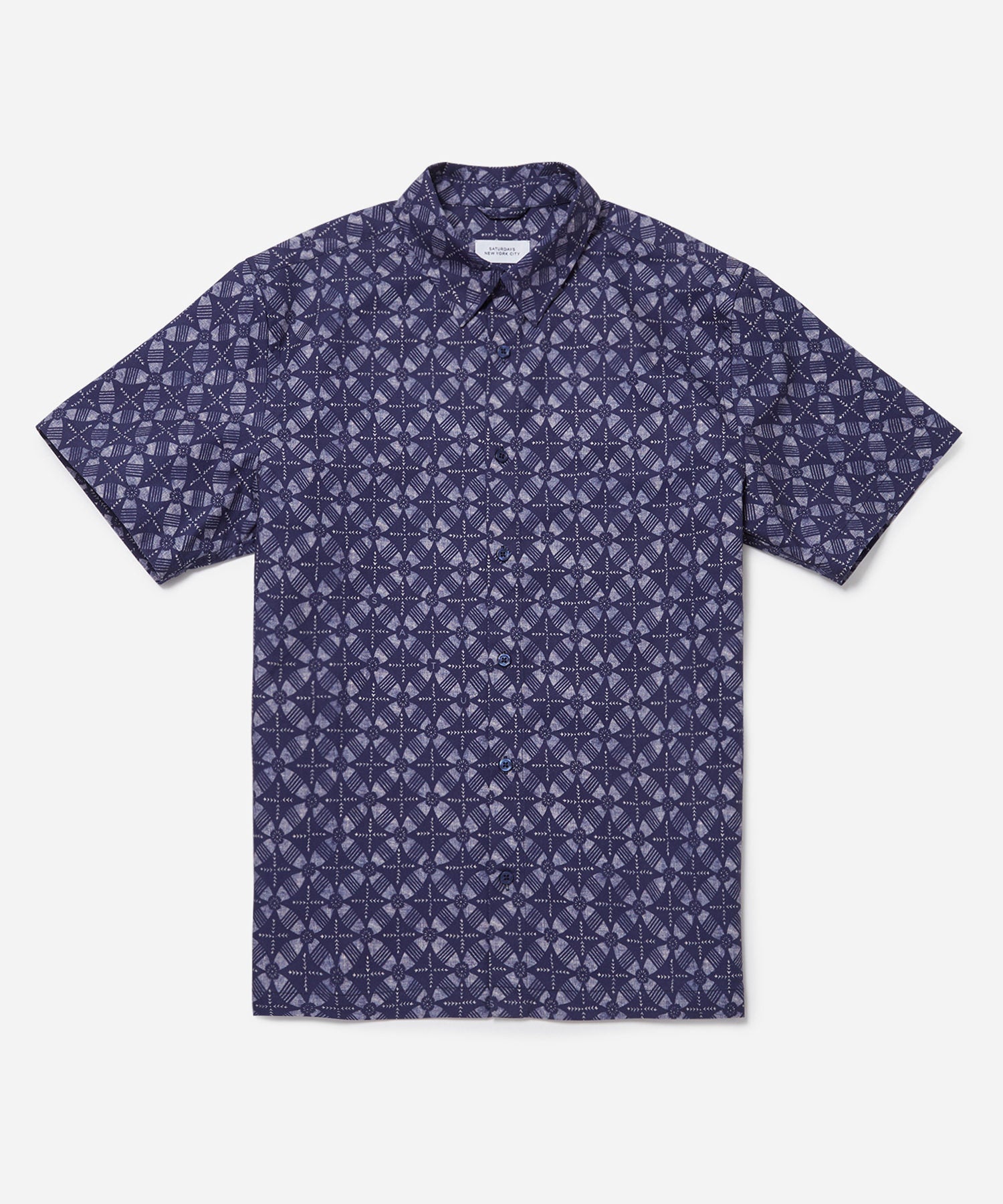 Bruce Block Print Ss Shirt