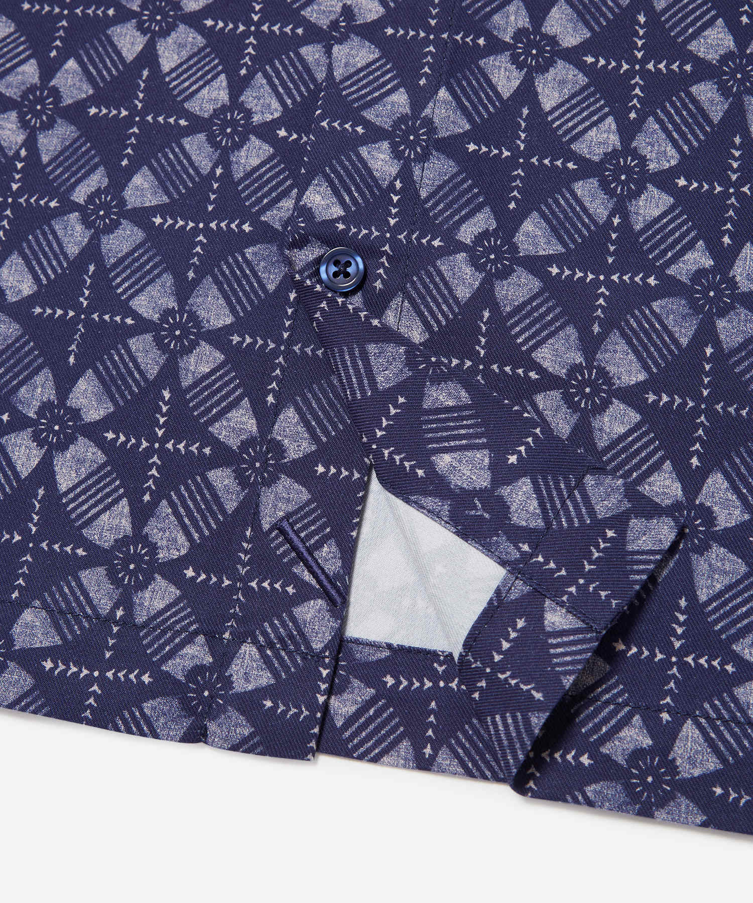 Bruce Block Print Ss Shirt