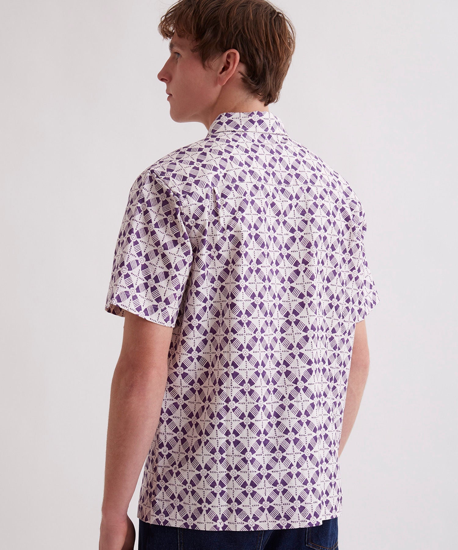 Bruce Block Print Ss Shirt