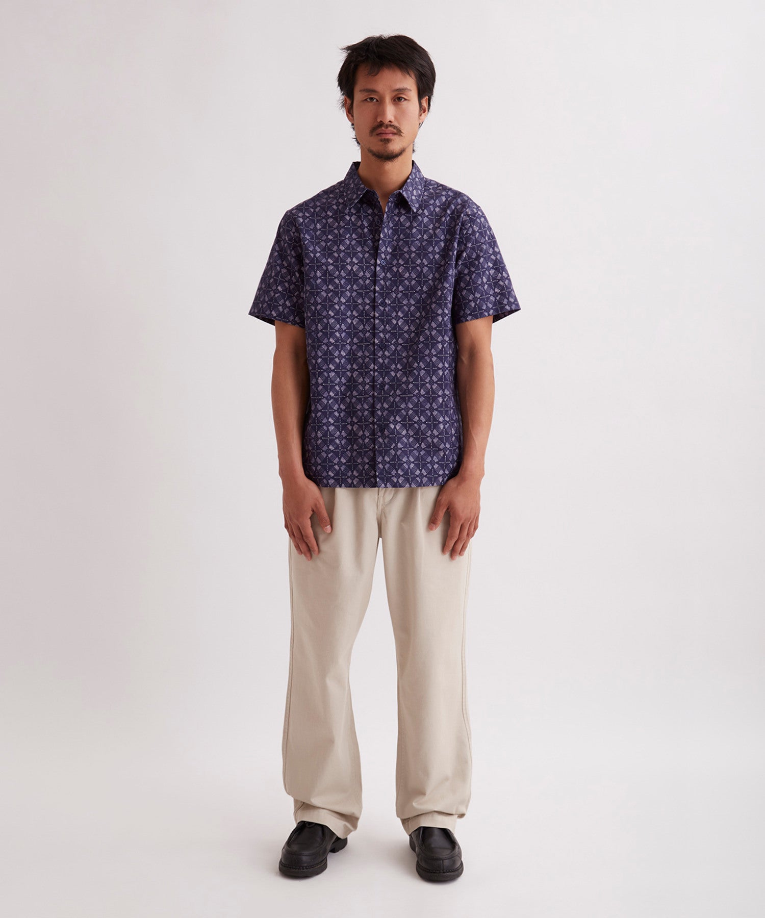 Bruce Block Print Ss Shirt