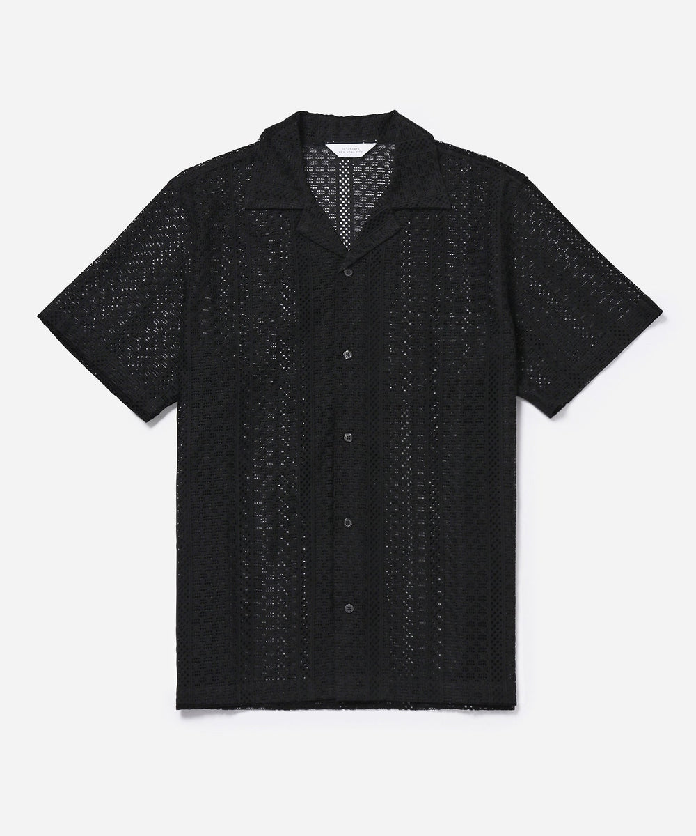 Canty Cotton Lace Ss Shirt | Saturdays NYC Japan
