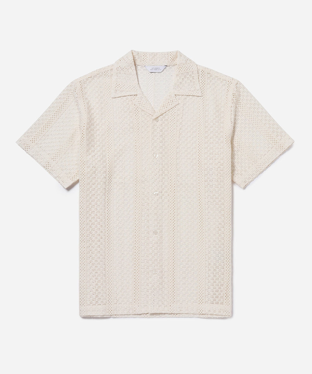 Canty Cotton Lace Ss Shirt | Saturdays NYC Japan
