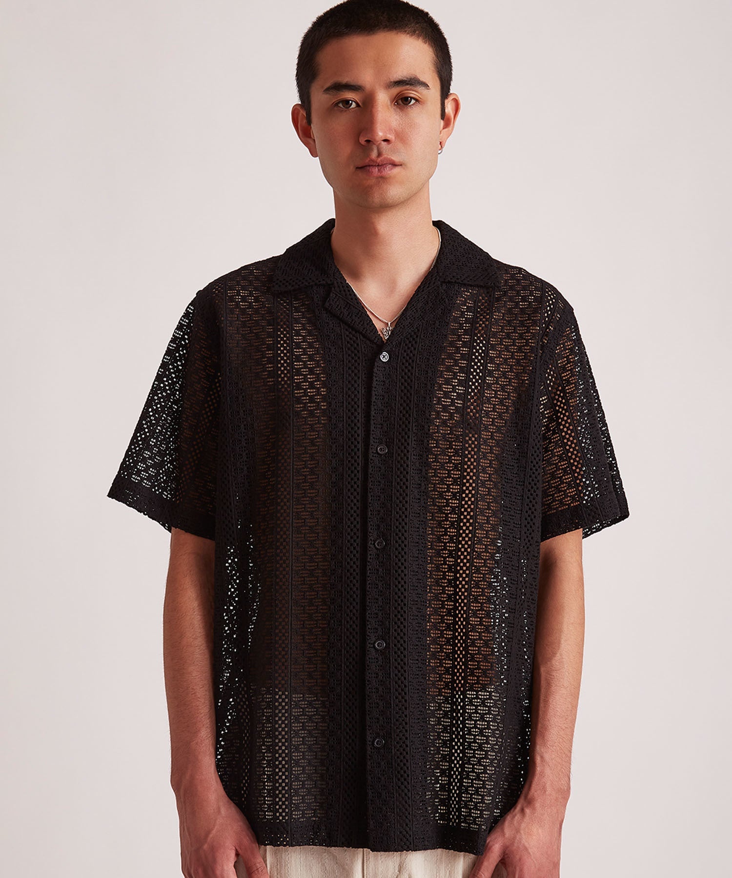 Canty Cotton Lace Ss Shirt