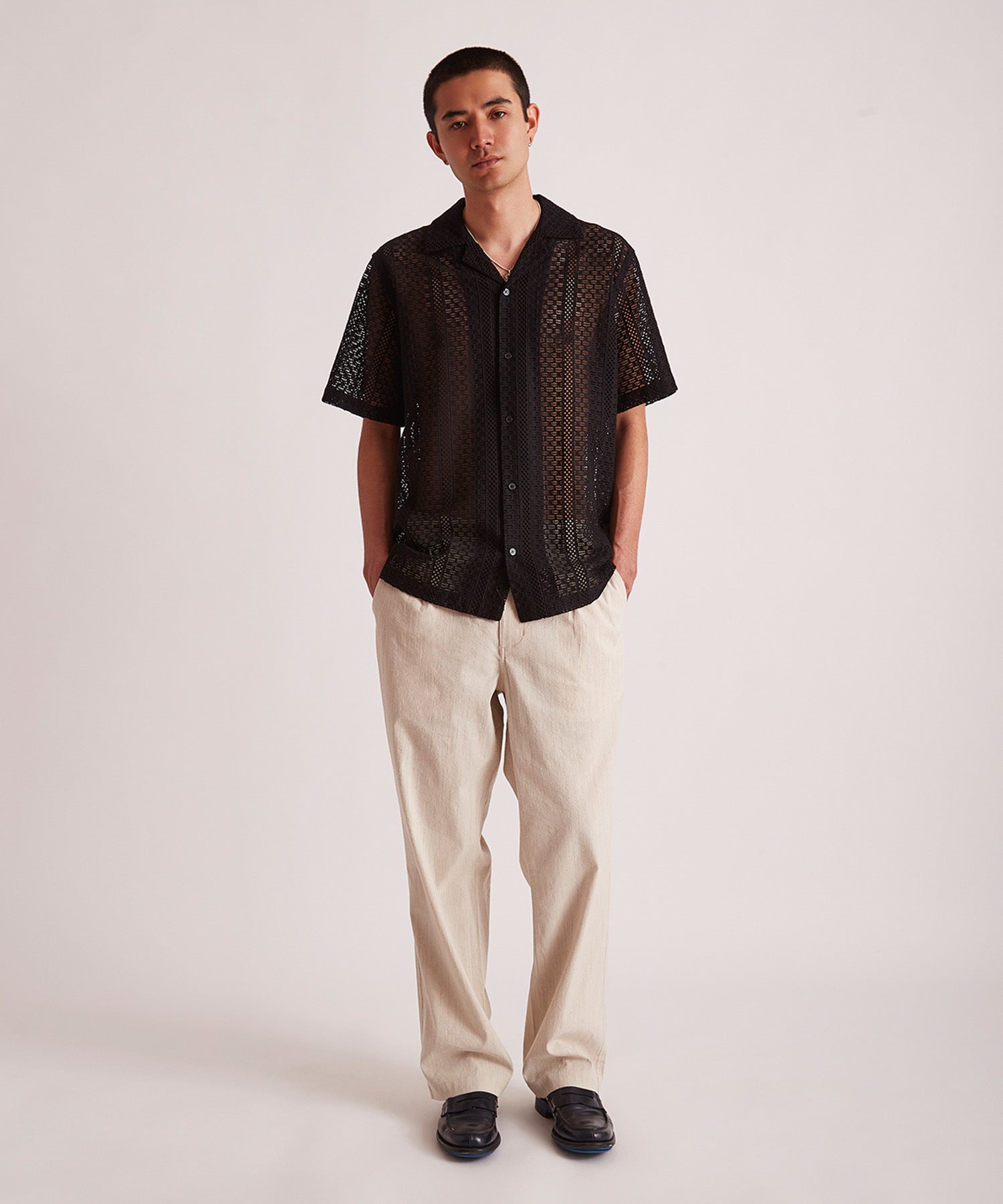 Canty Cotton Lace Ss Shirt