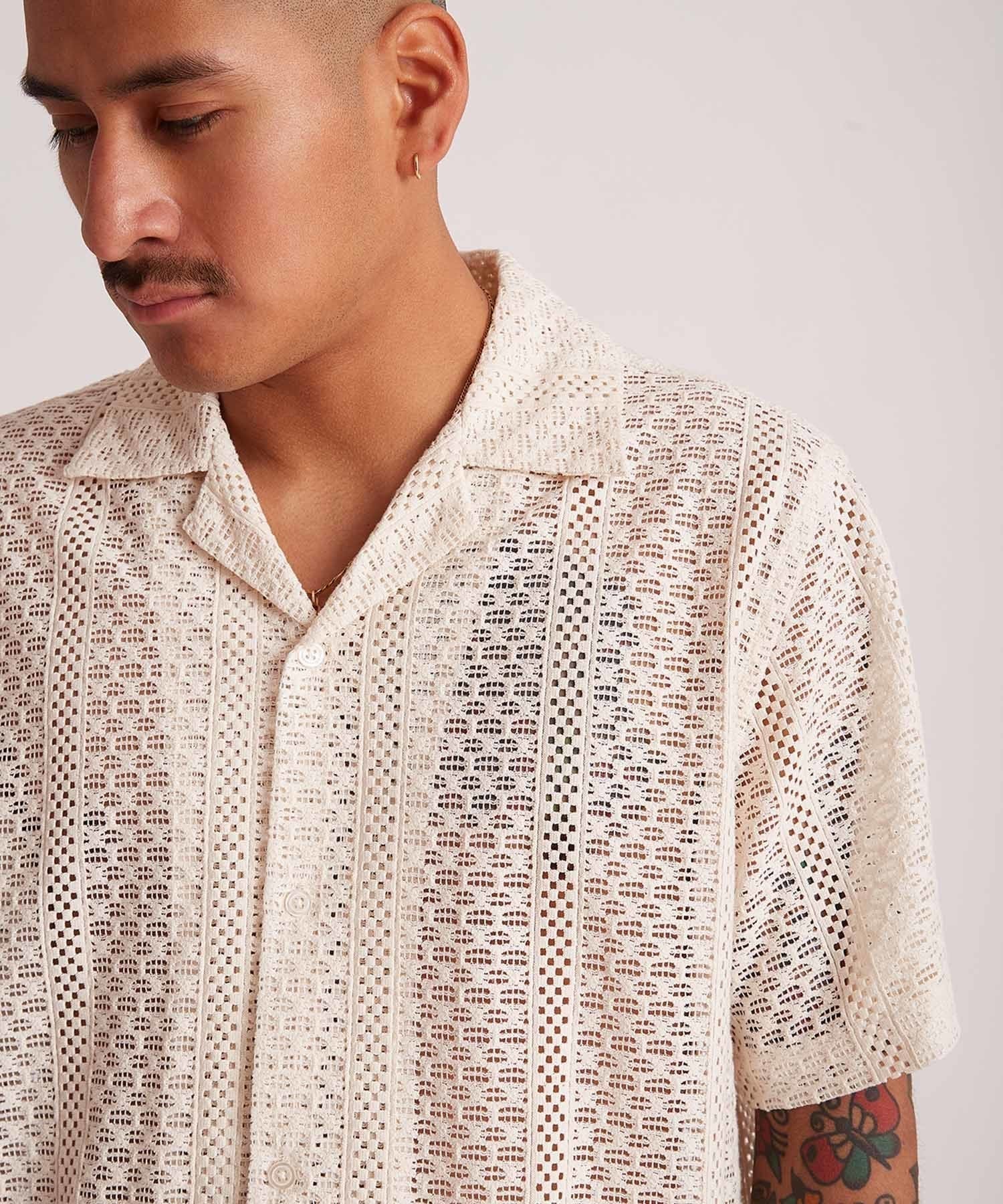 Canty Cotton Lace Ss Shirt