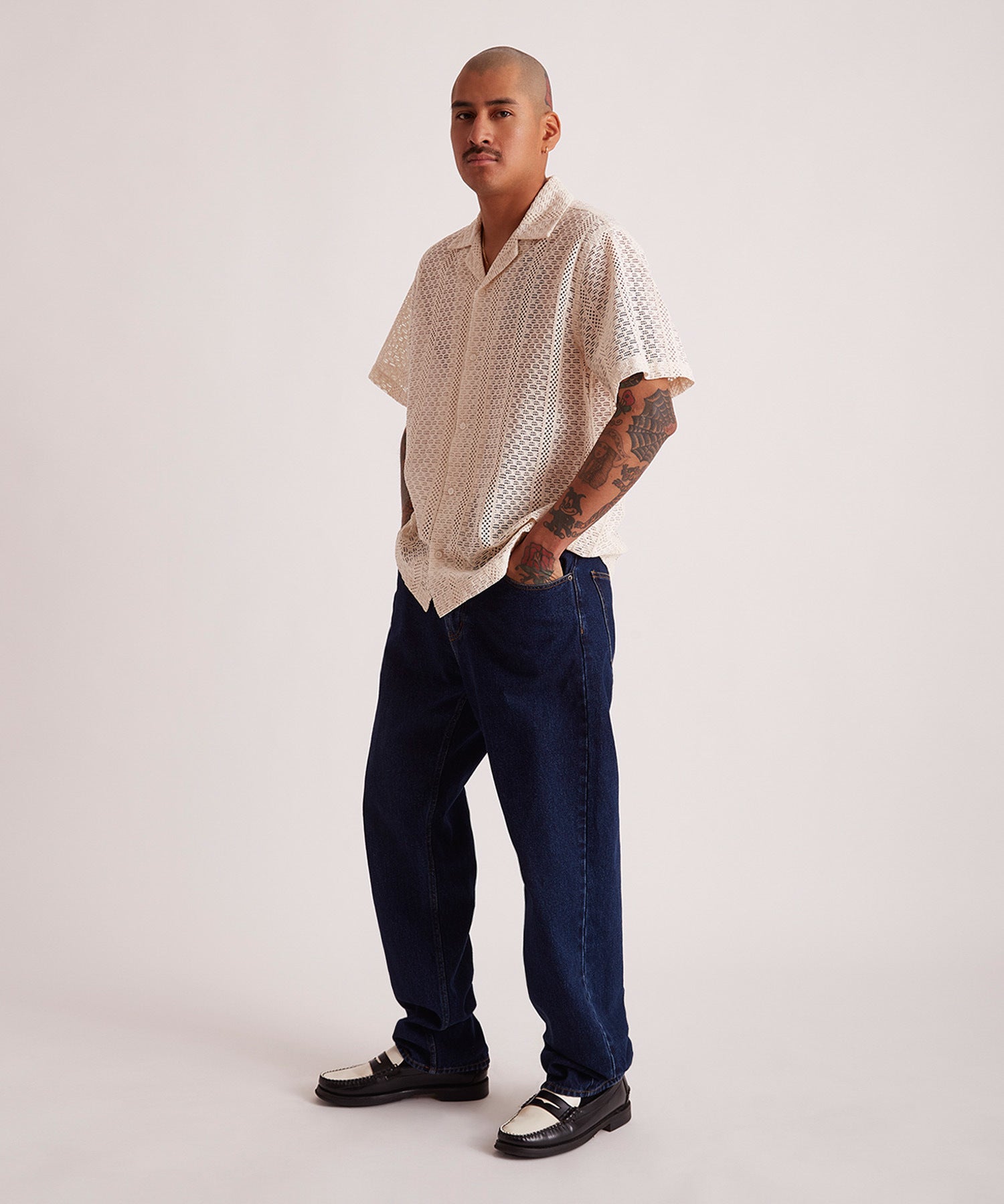 Canty Cotton Lace Ss Shirt