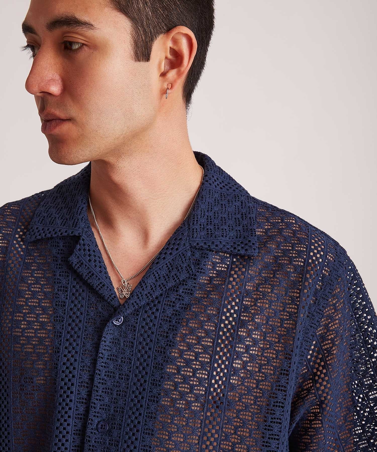 Canty Cotton Lace Ss Shirt