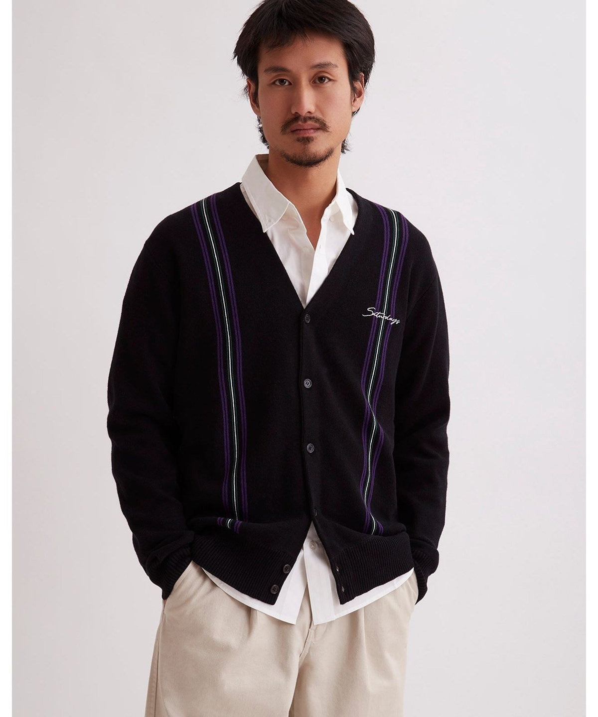 MICHAEL HIGH GUAGE KNIT CARDIGAN
