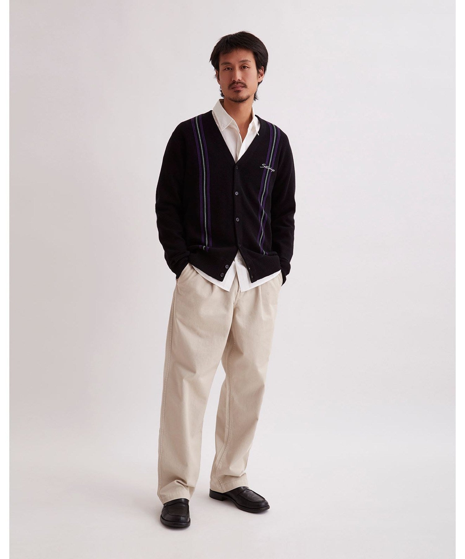 MICHAEL HIGH GUAGE KNIT CARDIGAN