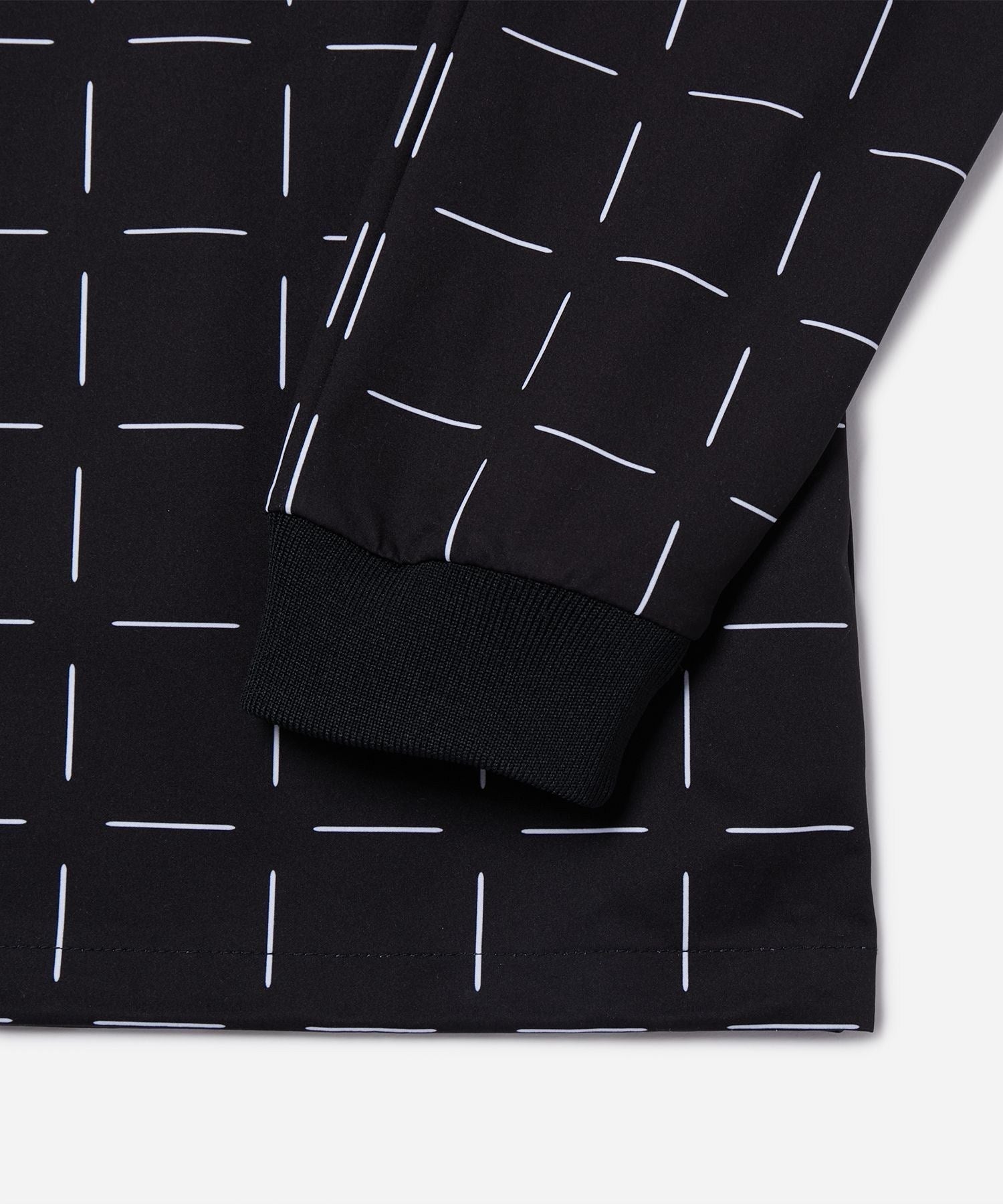 Block Pattern LS Half Zip Shirt | WOMEN