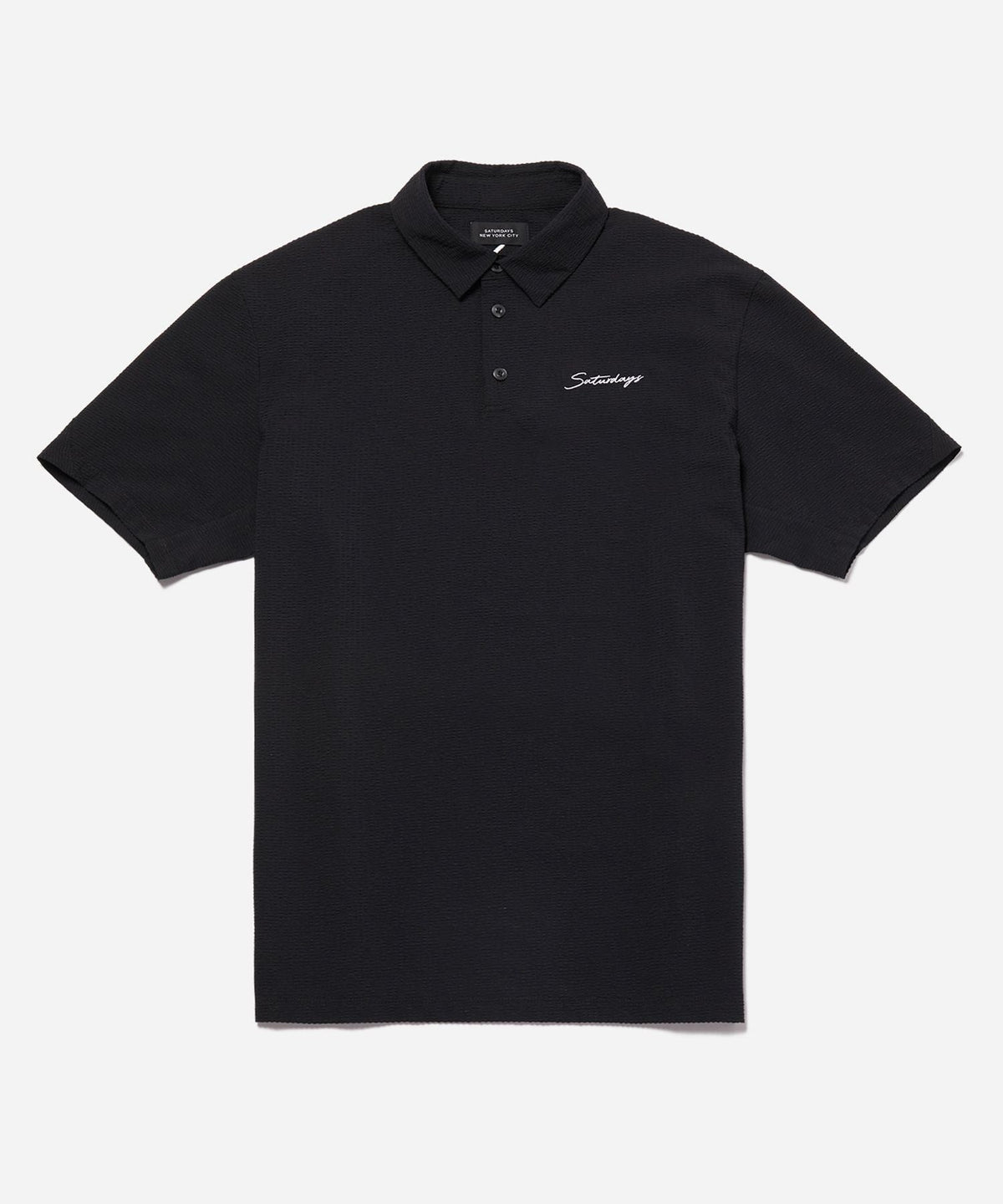 Seersucker Polo Shirt S/S