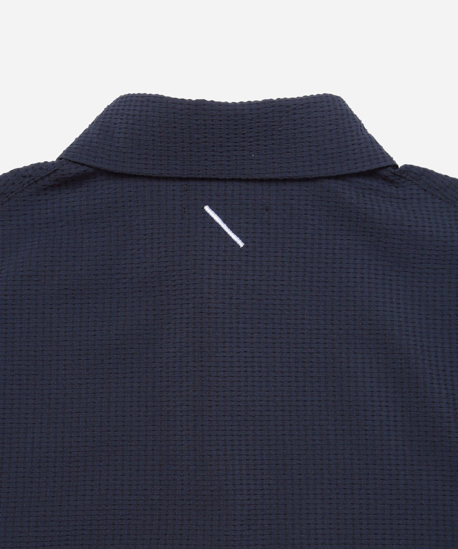 Seersucker Polo Shirt S/S