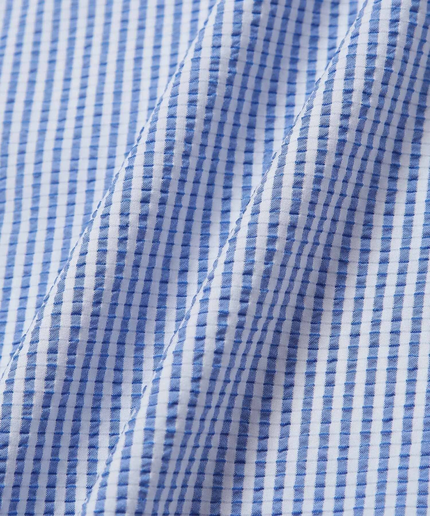 Seersucker Polo Shirt S/S