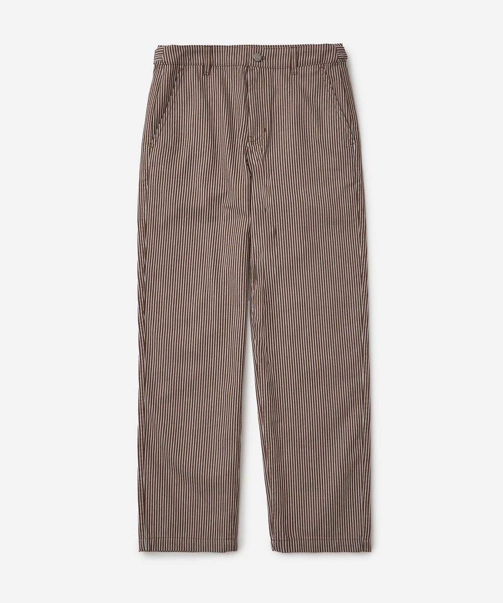 Mulberry Cotton Stripe Twill Pant