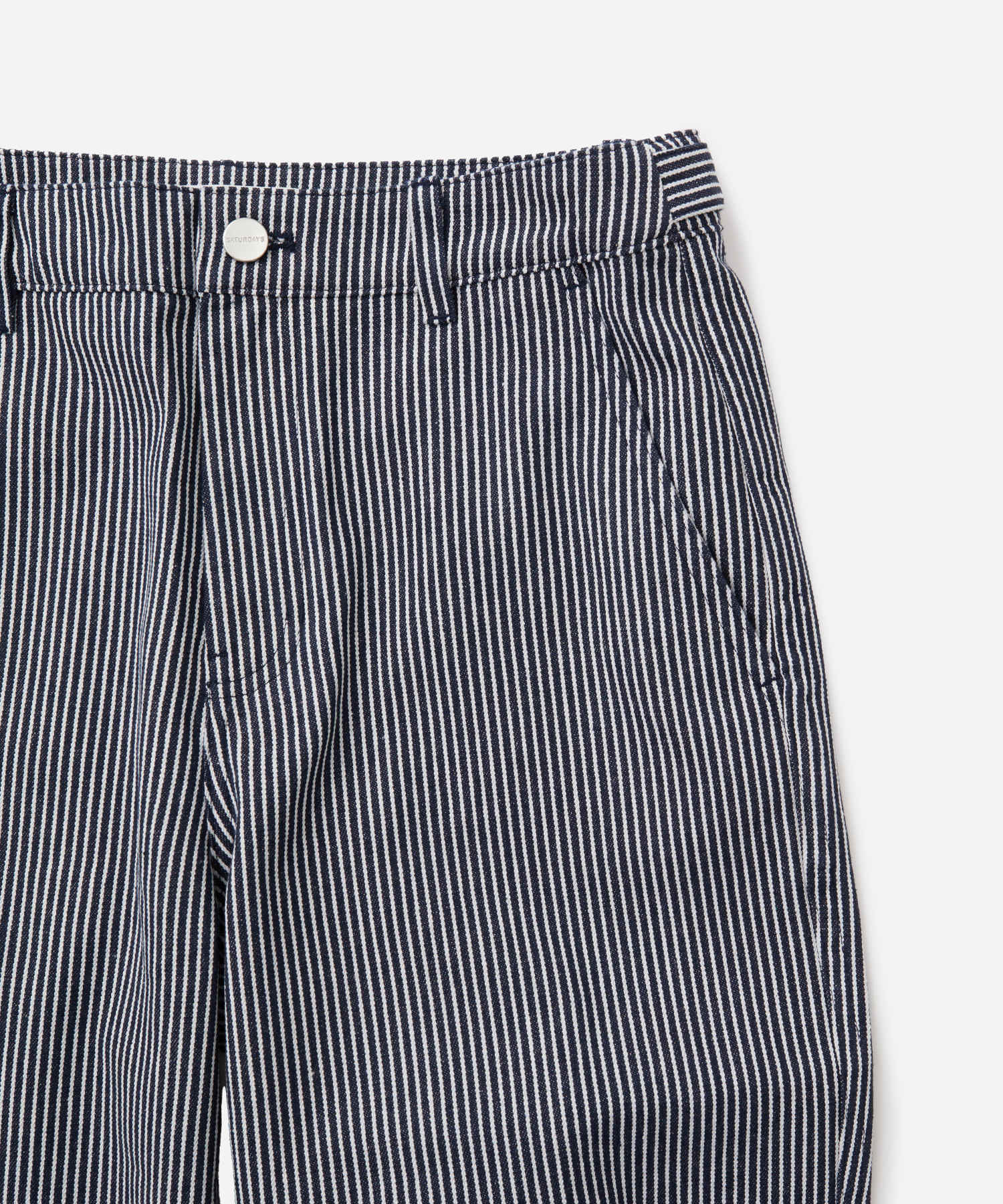 Mulberry Cotton Stripe Twill Pant