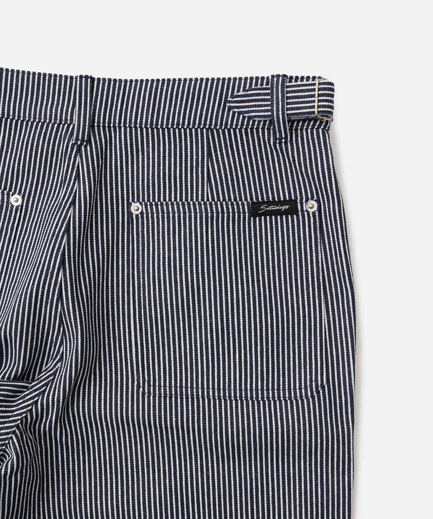Mulberry Cotton Stripe Twill Pant