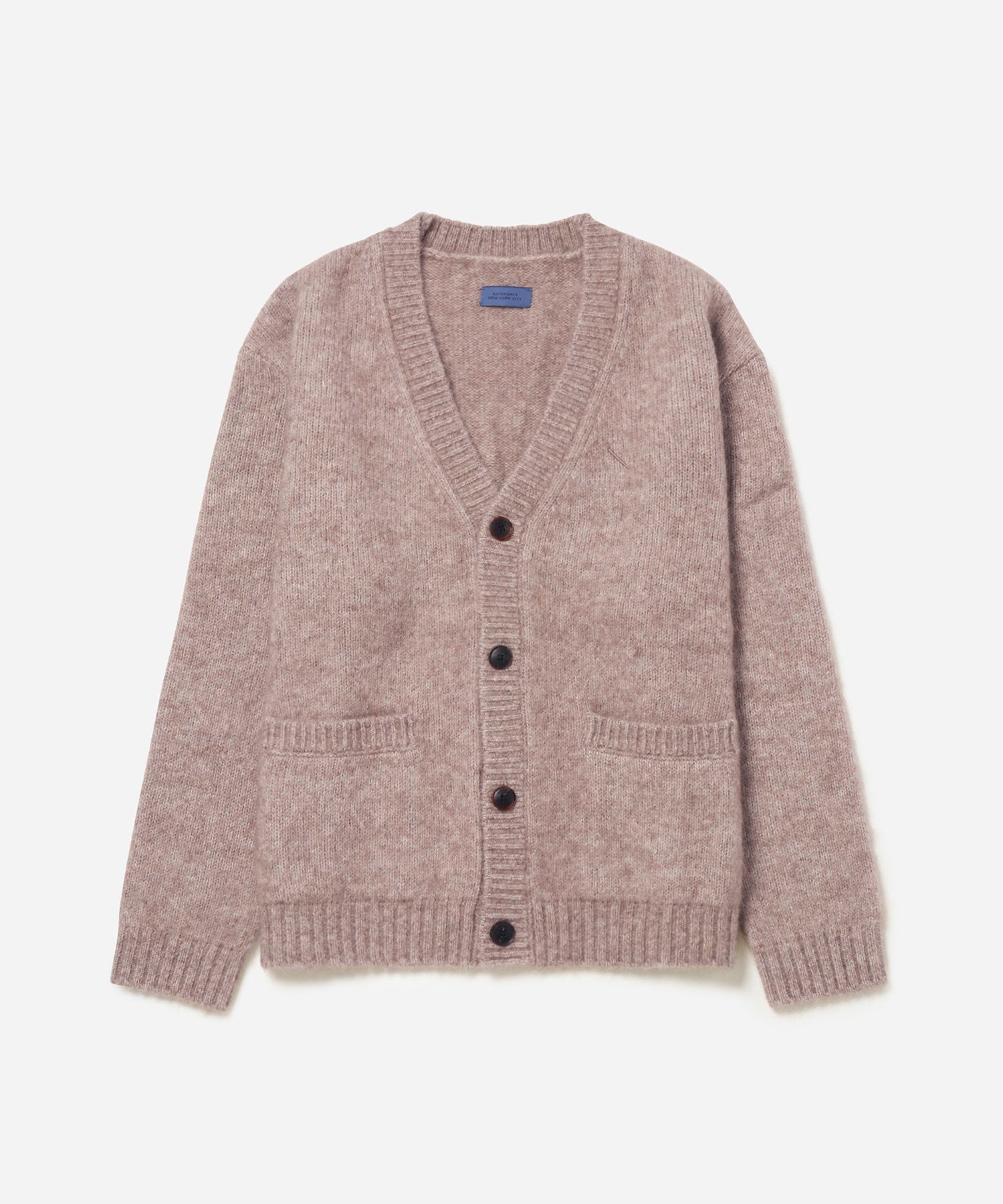 MICHAEL SHAGGY WOOL CARDIGAN