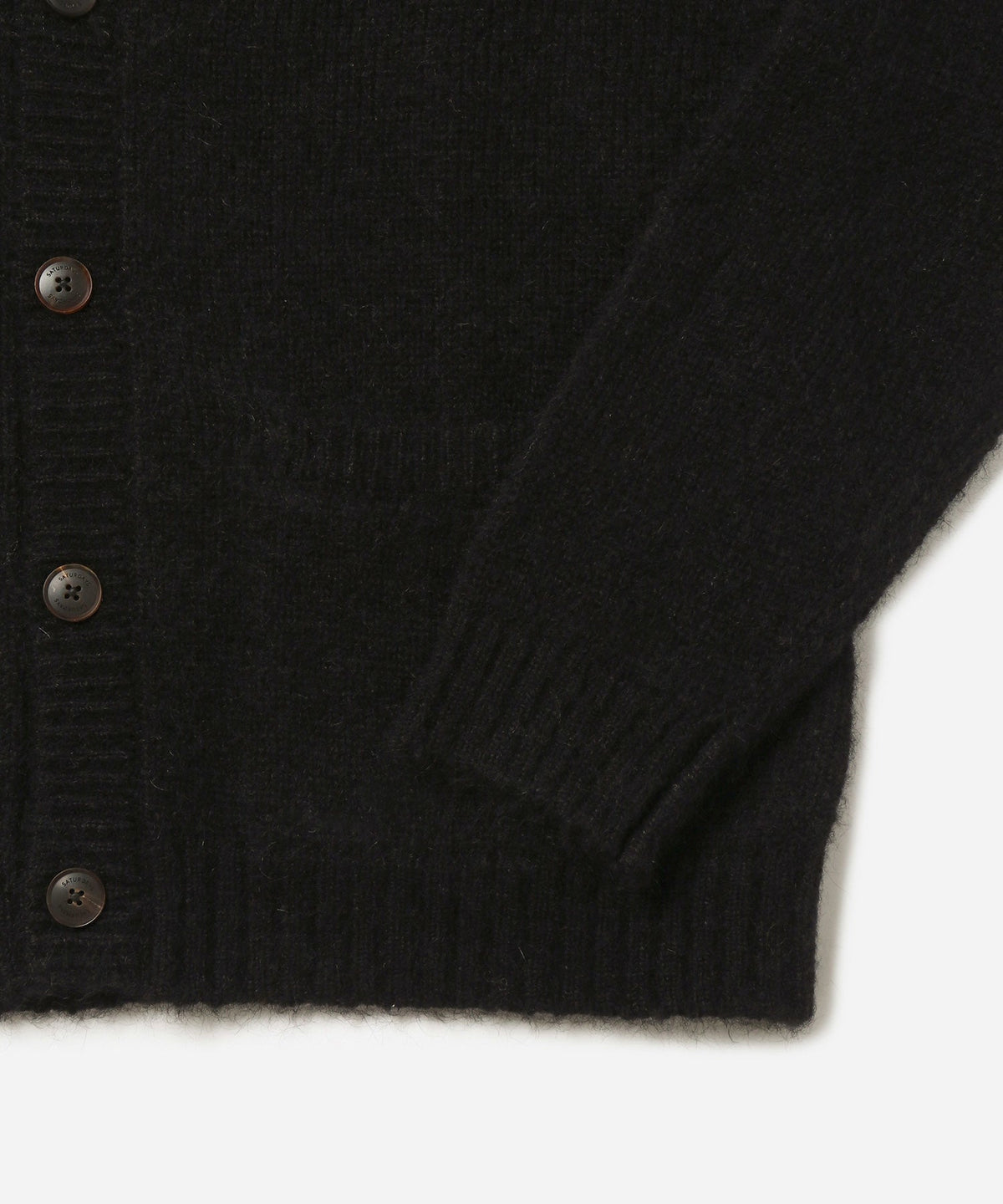 MICHAEL SHAGGY WOOL CARDIGAN