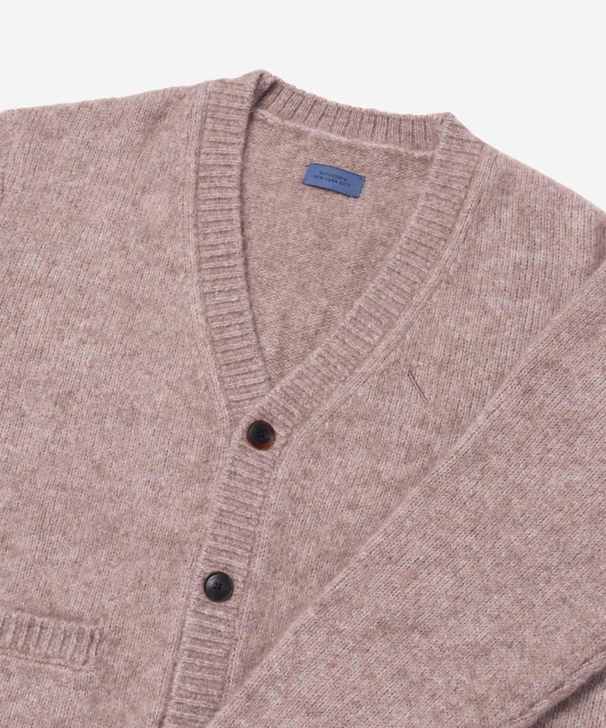 MICHAEL SHAGGY WOOL CARDIGAN