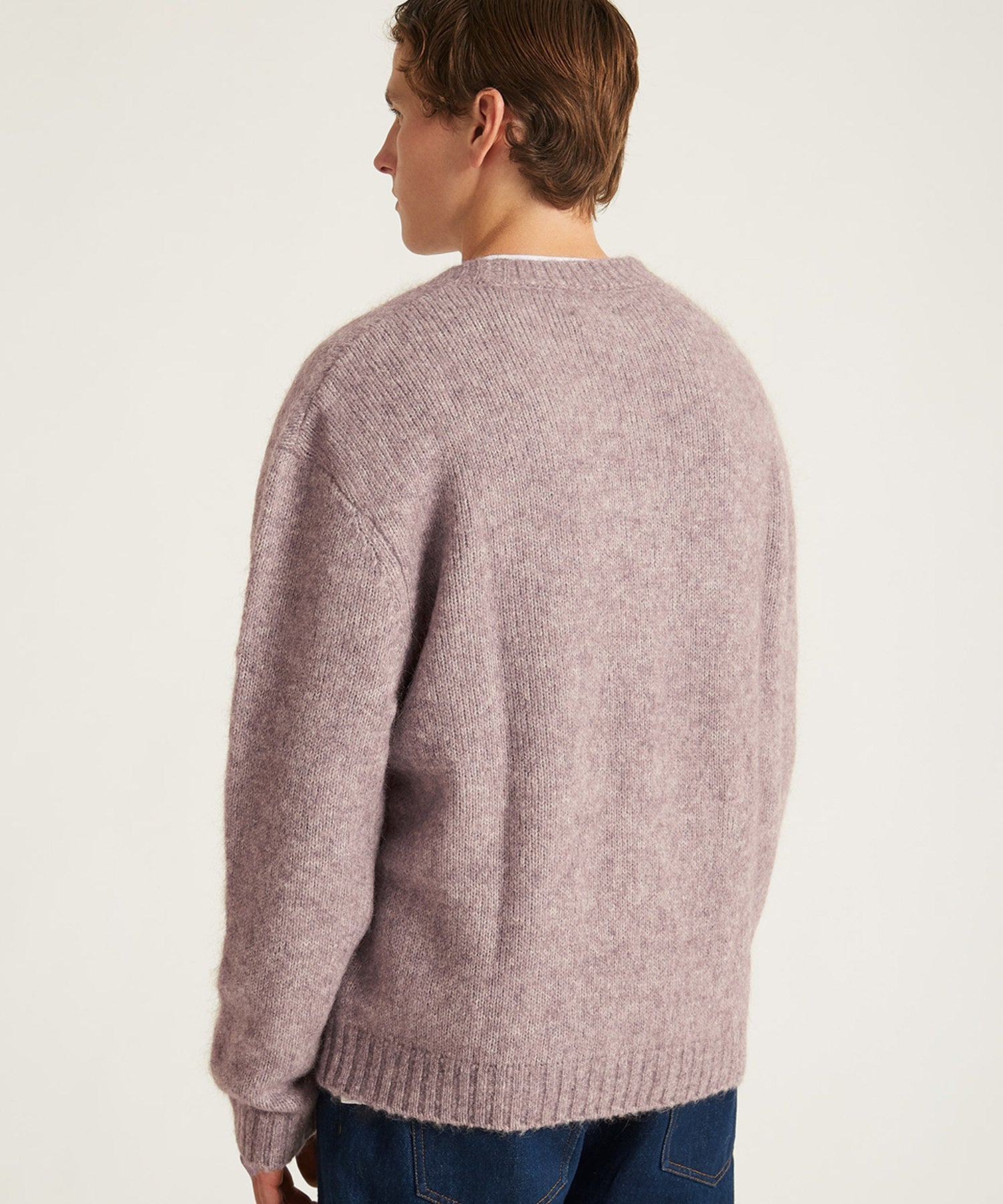 MICHAEL SHAGGY WOOL CARDIGAN