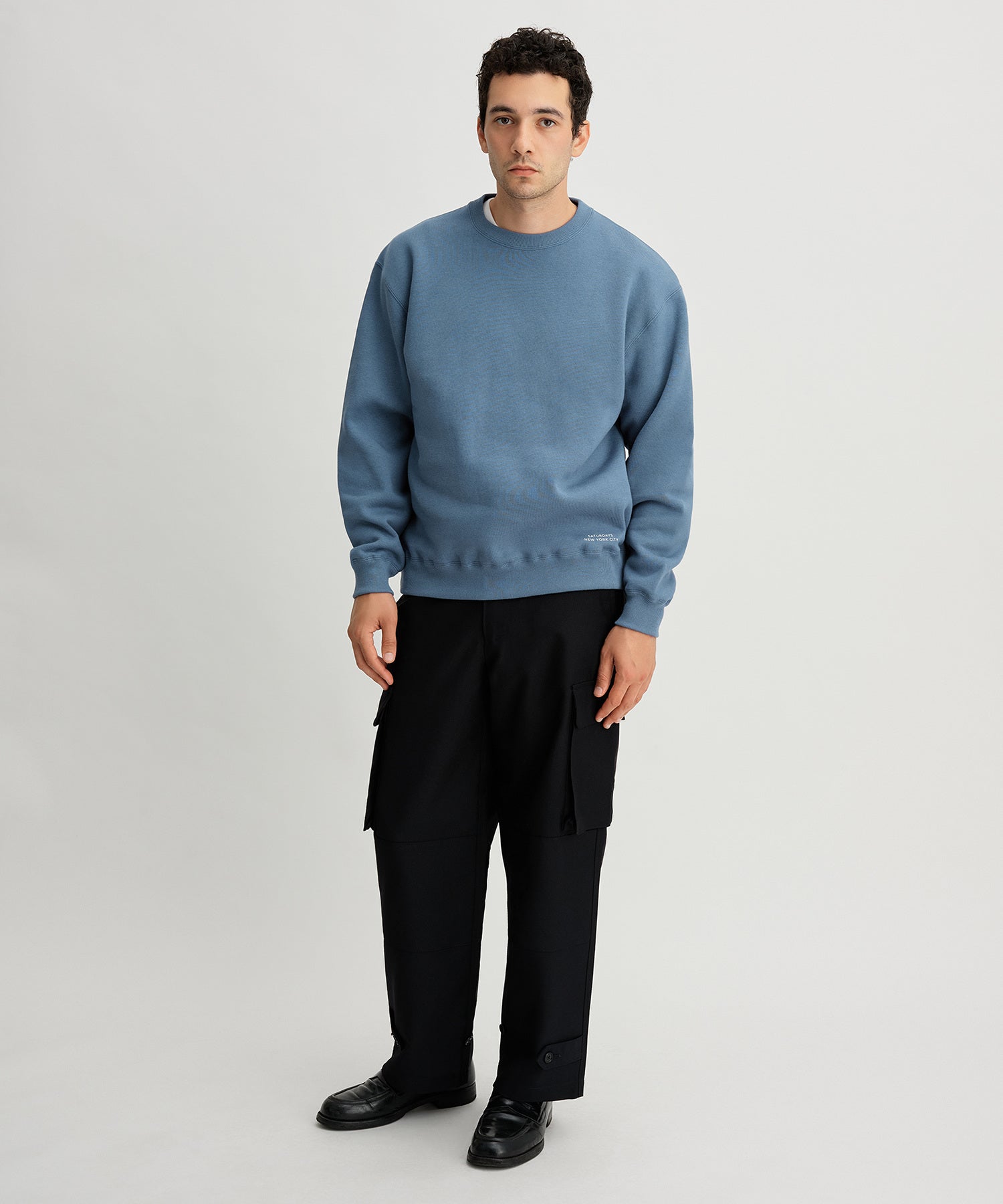 Wool Blend Crew Sweat