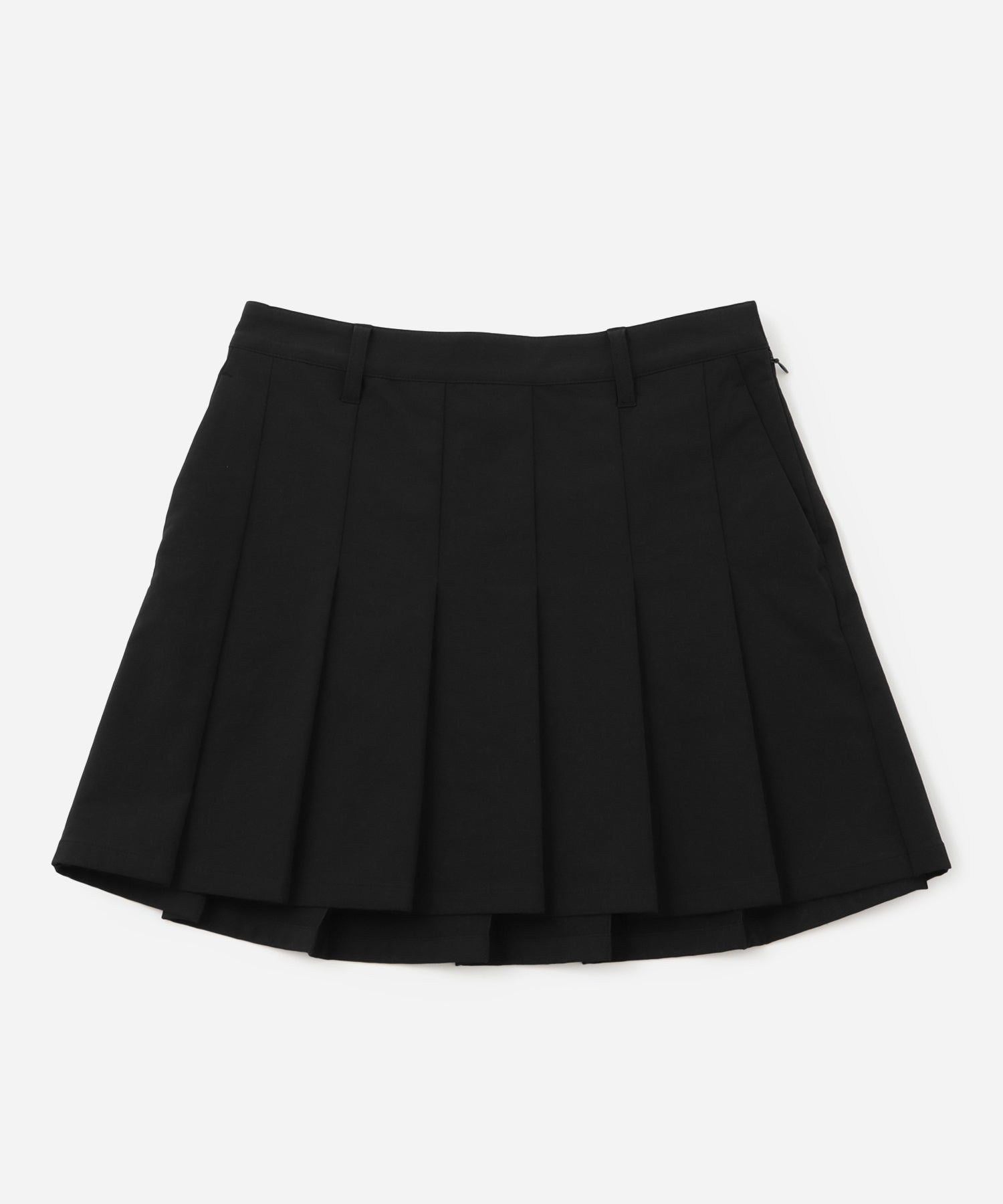 W/Taslan Nylon Pleated Skirt