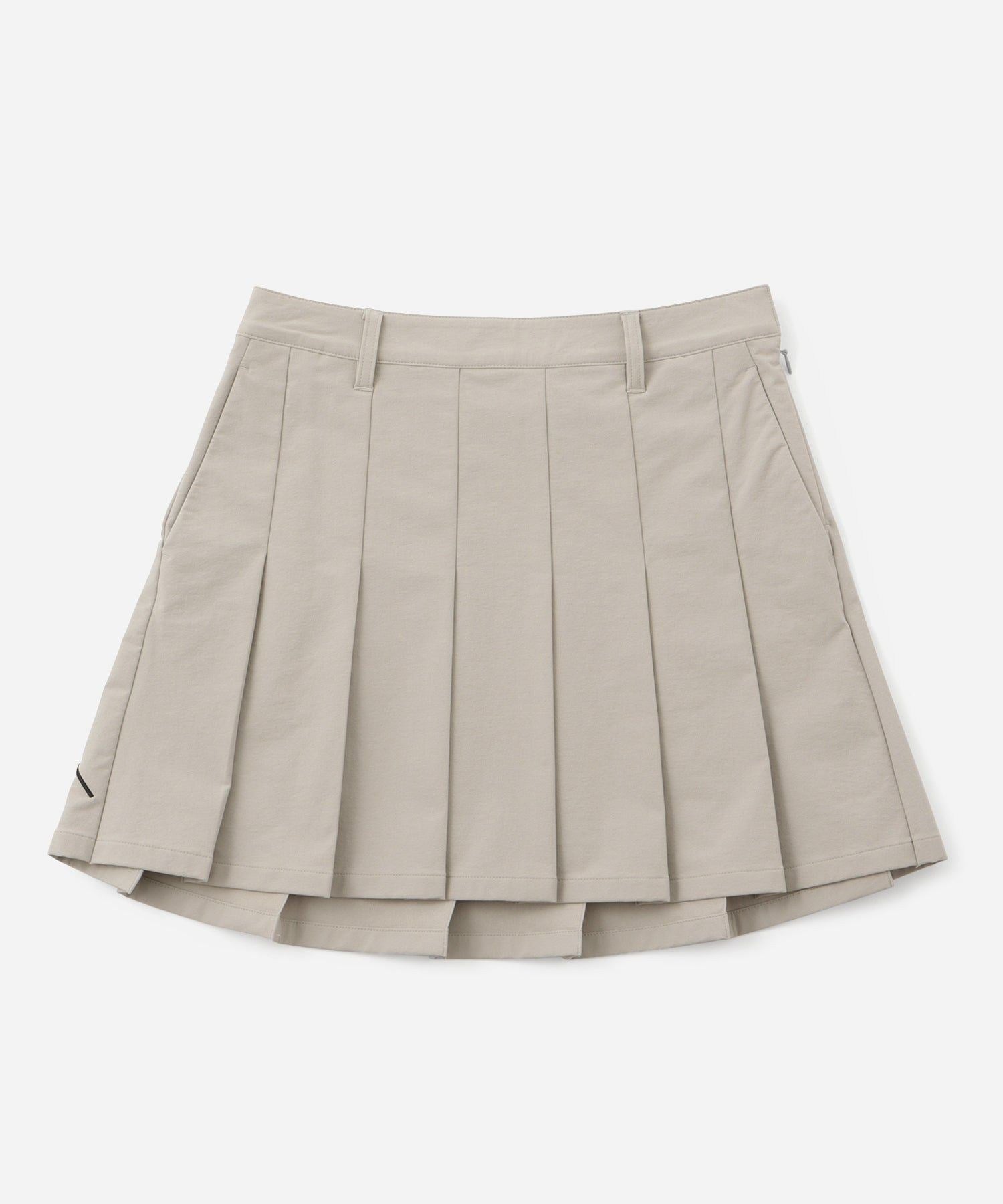 W/Taslan Nylon Pleated Skirt