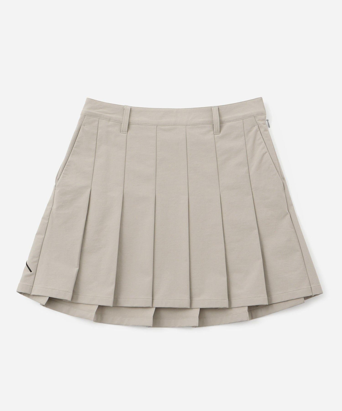 W/Taslan Nylon Pleated Skirt