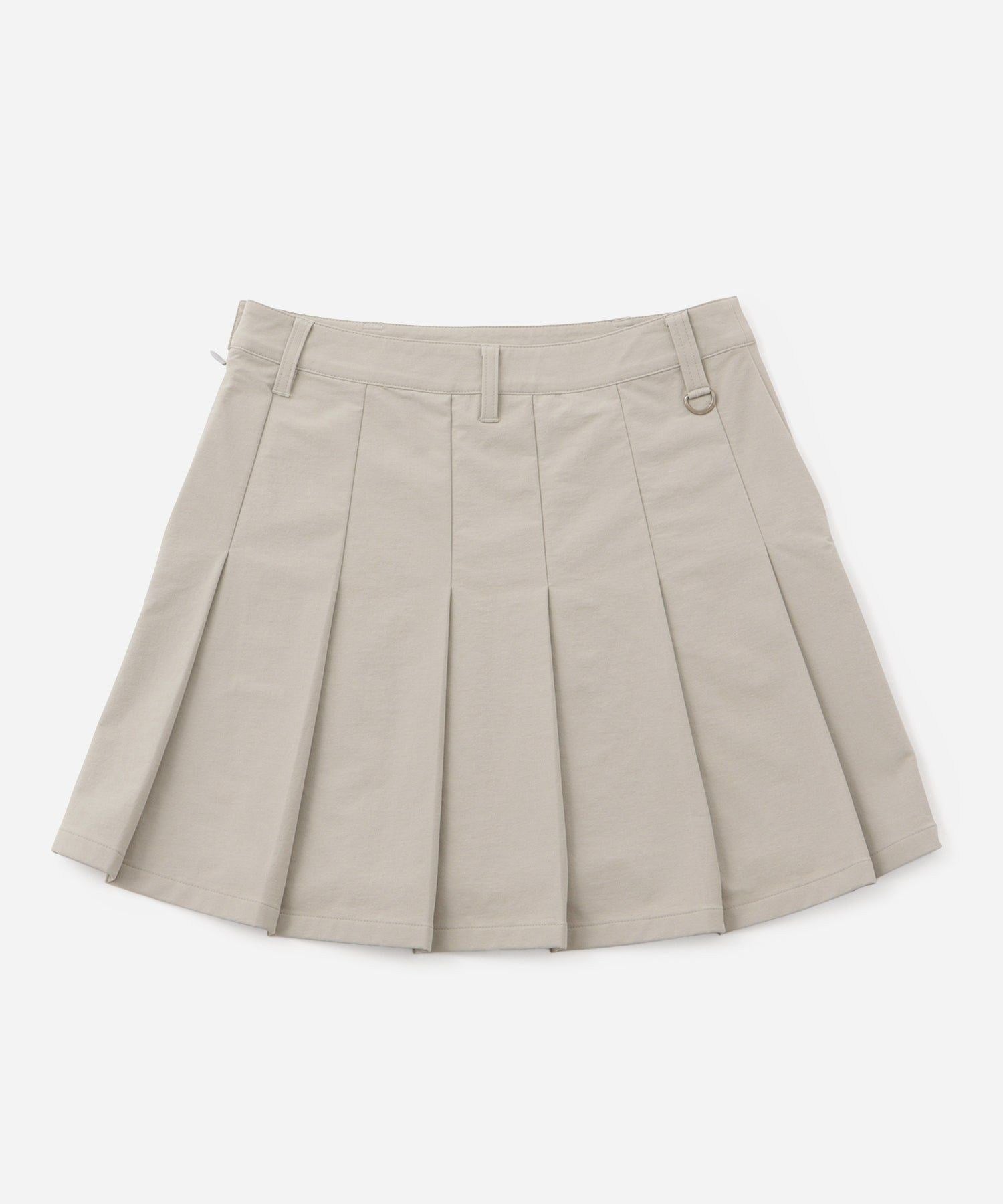 W/Taslan Nylon Pleated Skirt