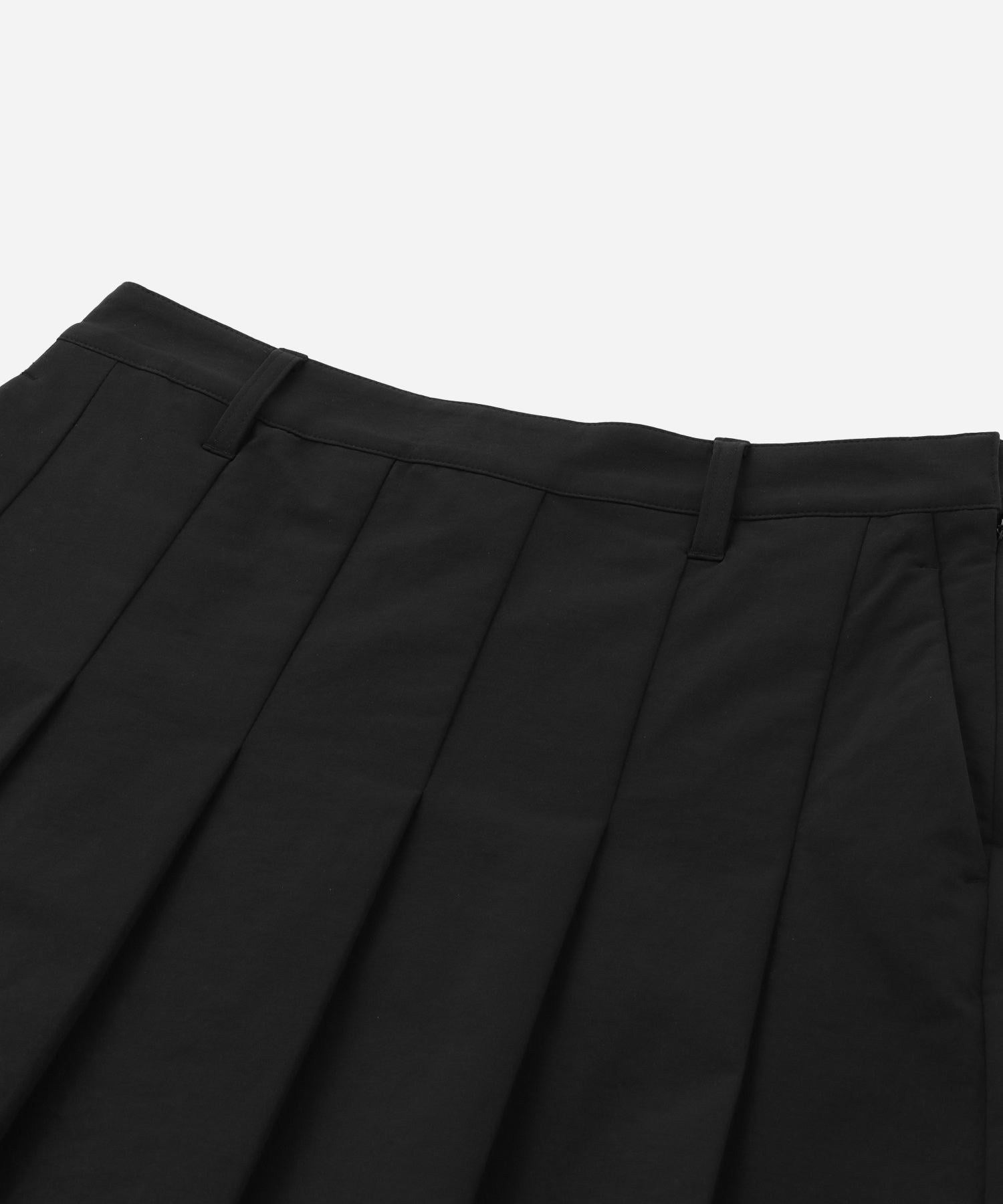 W/Taslan Nylon Pleated Skirt