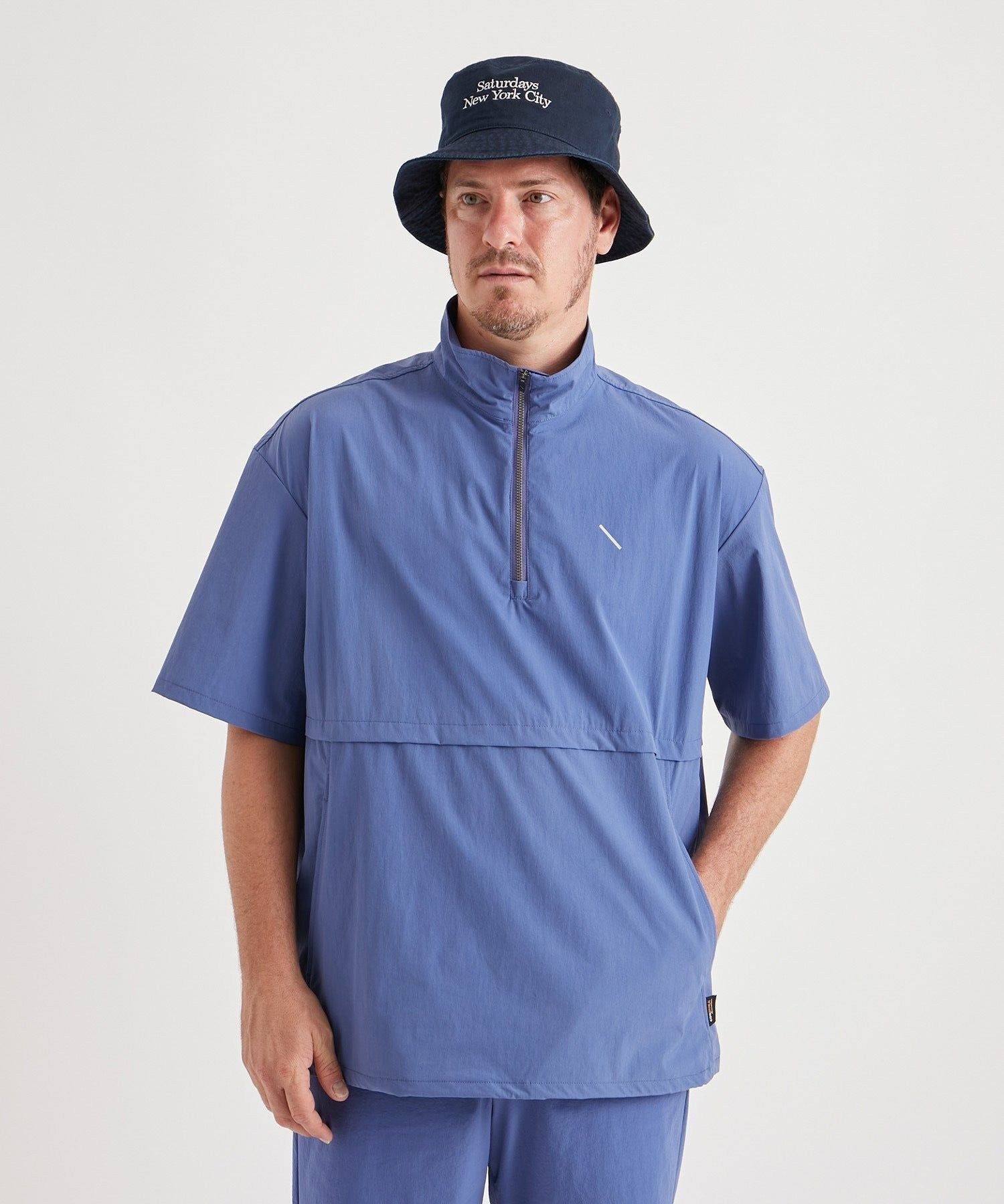 CORDURA NYLON STRECH WOVEN HALF ZIP