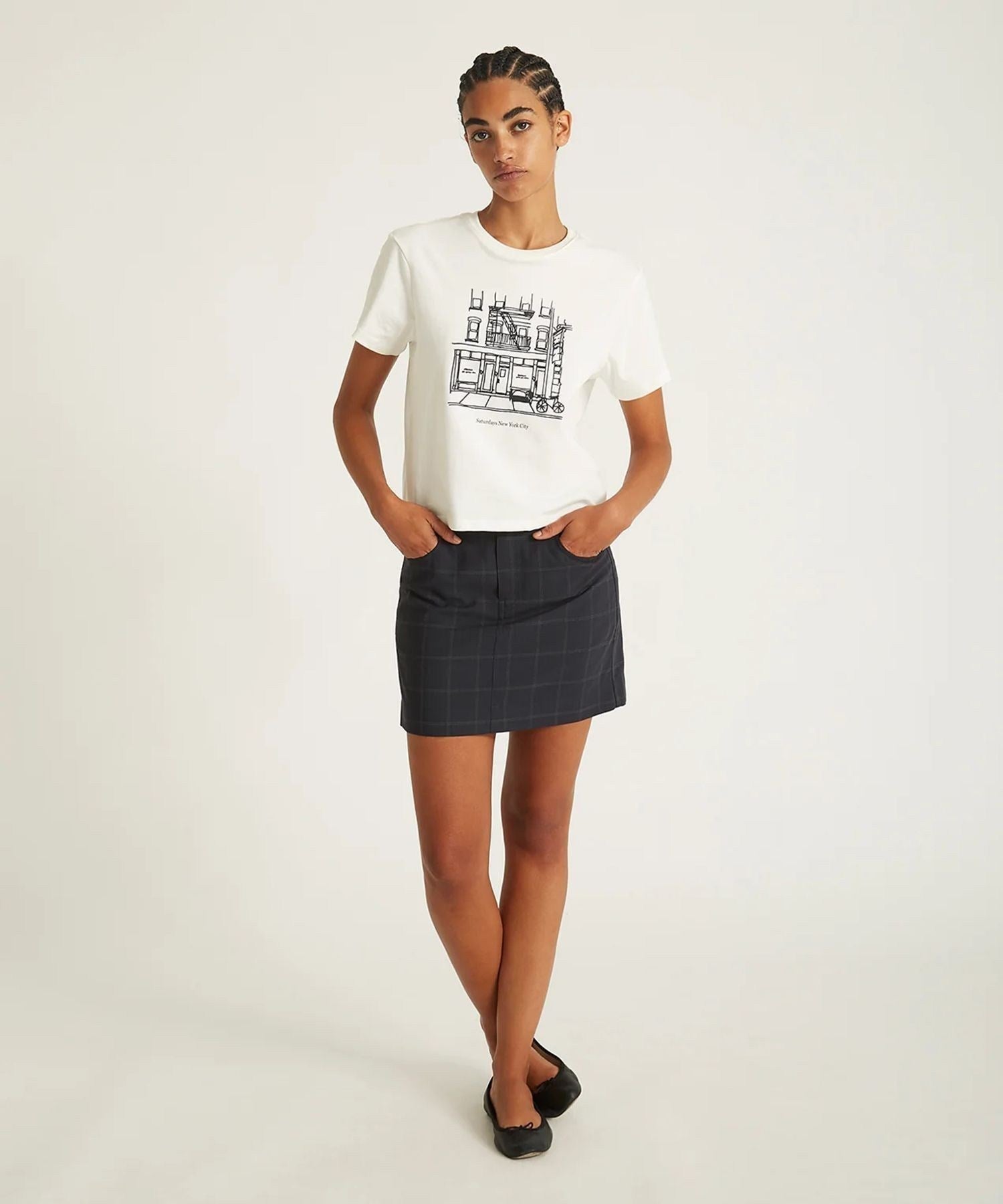 ZOE GABARDINE SKIRT