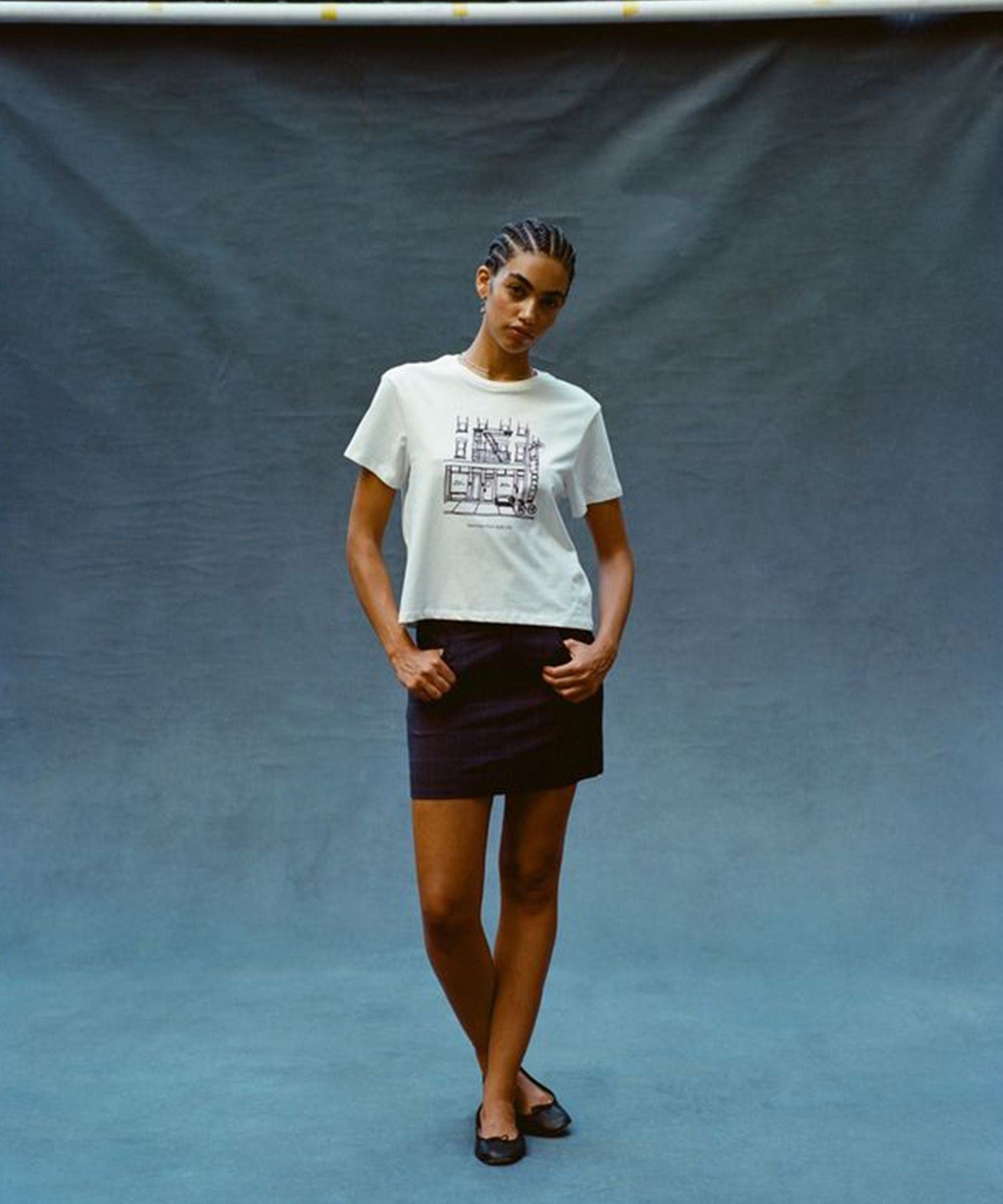 ZOE GABARDINE SKIRT