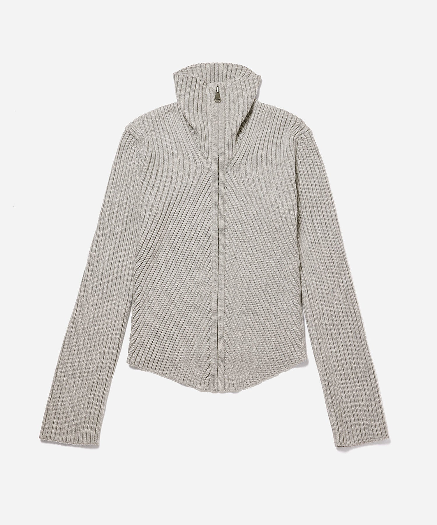 LEAH CASHMERE ZIP SWEATER