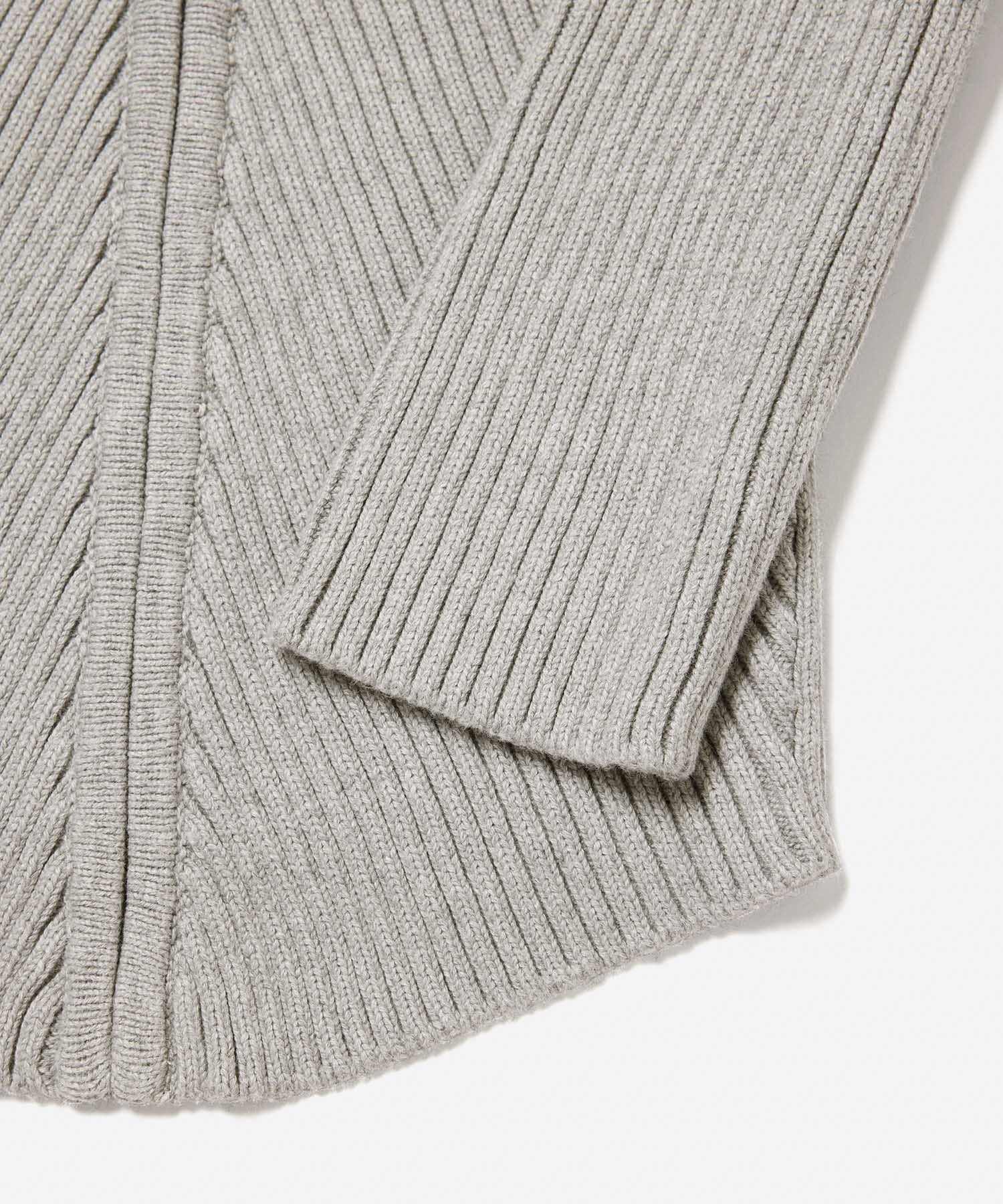 LEAH CASHMERE ZIP SWEATER
