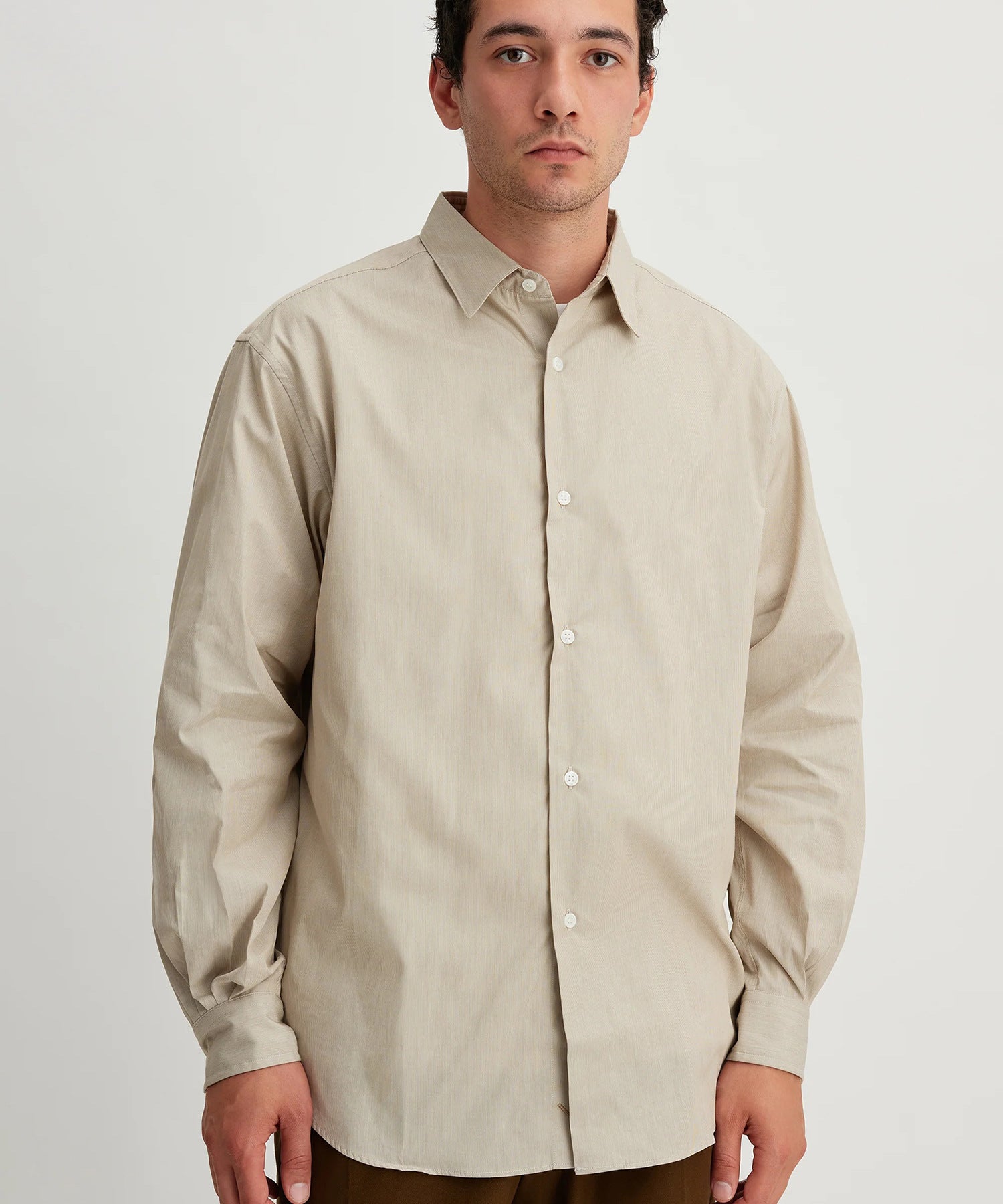 REGULAR COLLAR STRIPE SHIRTS