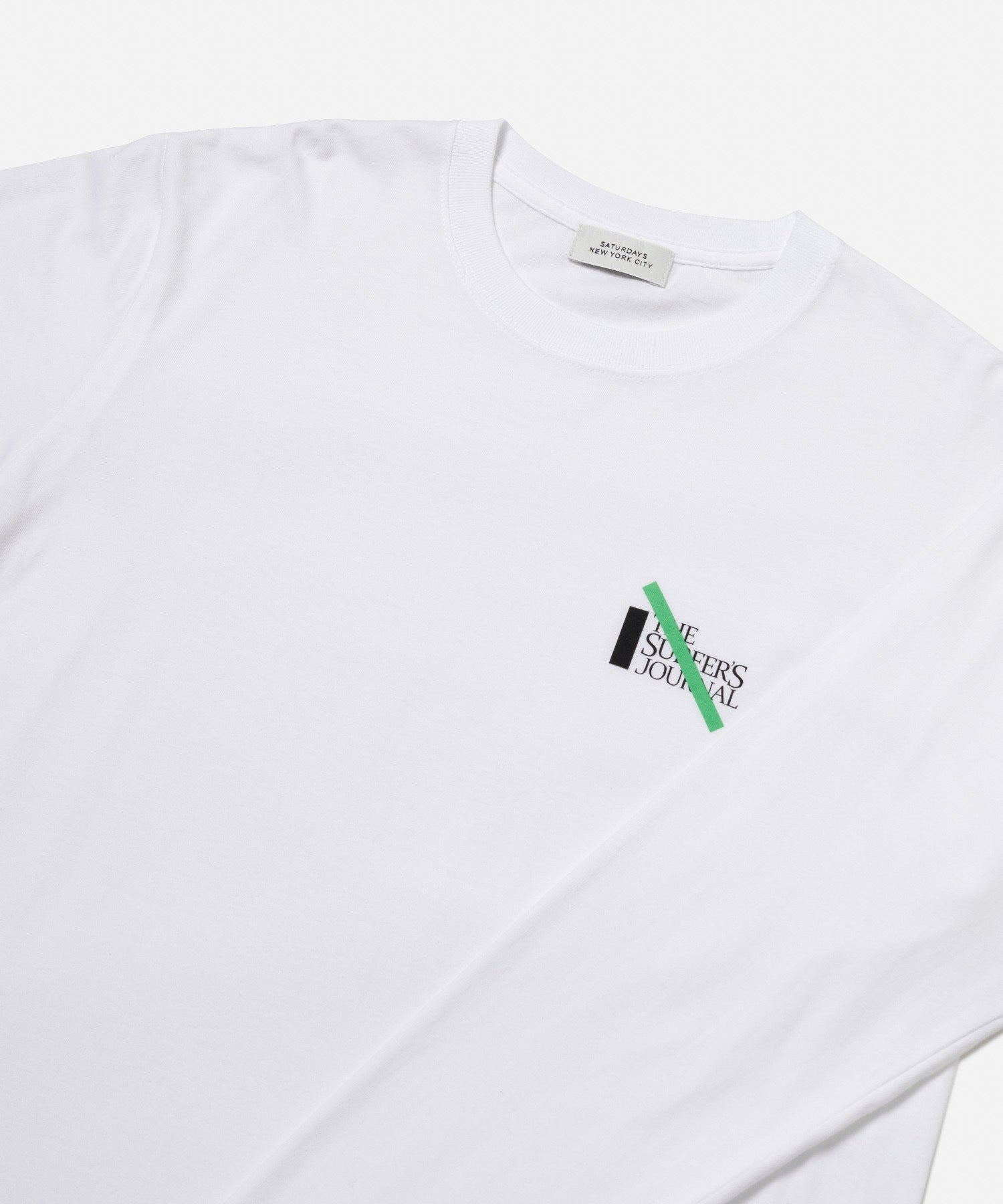 THE SURFERS JOURNAL × Saturdays Logo Ls Tee 2