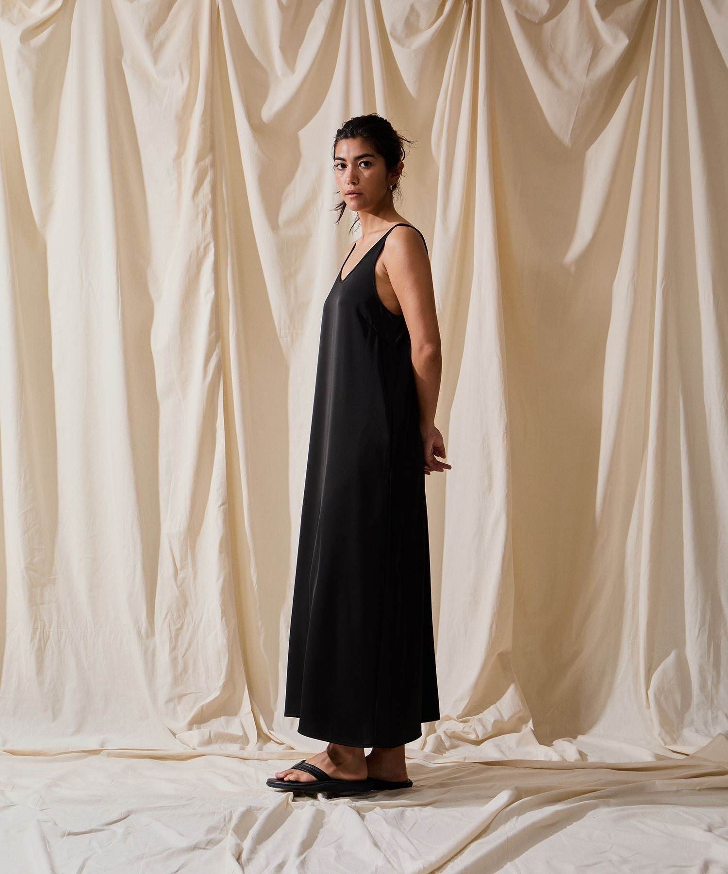 Jess Satin Tank Onepiece Dress